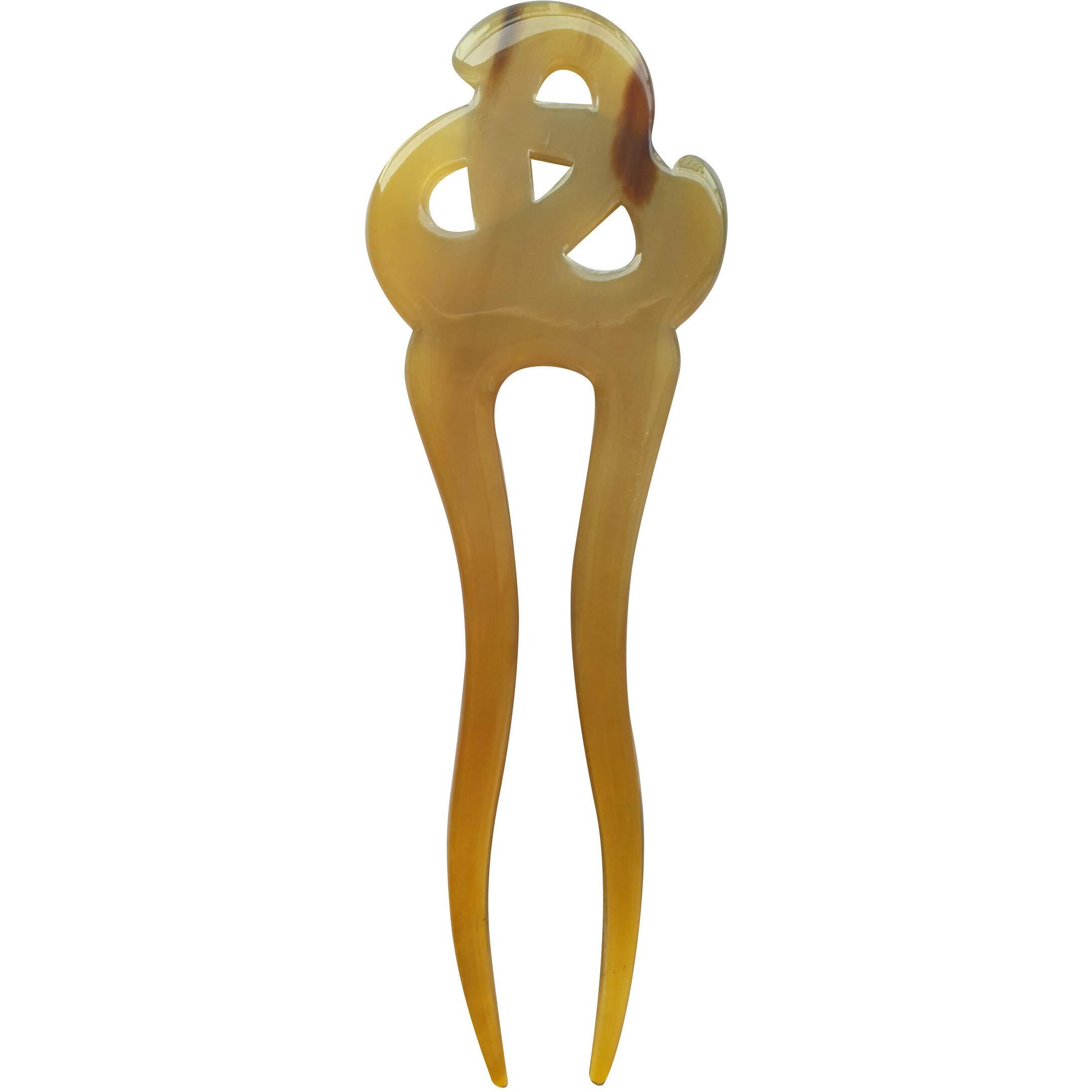 Marycrafts Celtic Knot Buffalo Horn Hair Fork Hair Stick Hair Accessories