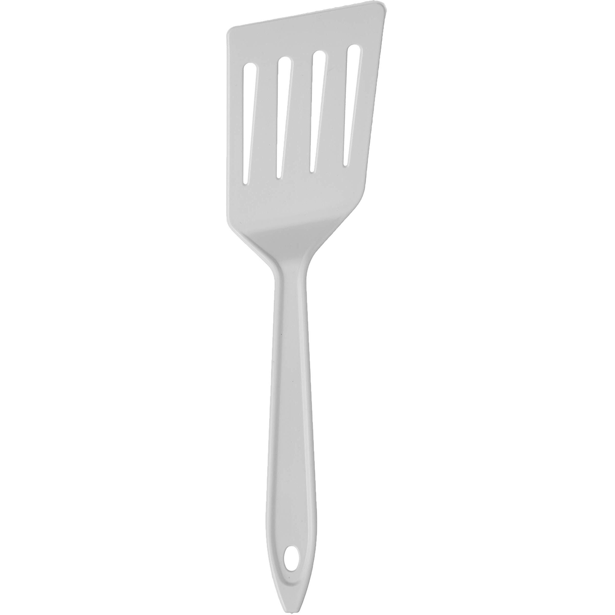 Hutzler Lopol Reinforced Nylon Spatula Turners  White  11""  Set Of 2