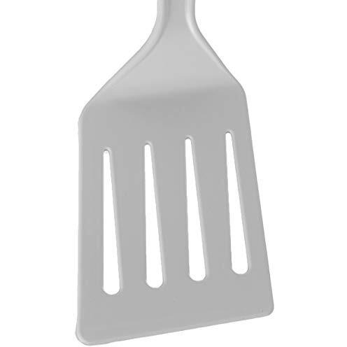 Hutzler Lopol Reinforced Nylon Spatula Turners  White  11""  Set Of 2