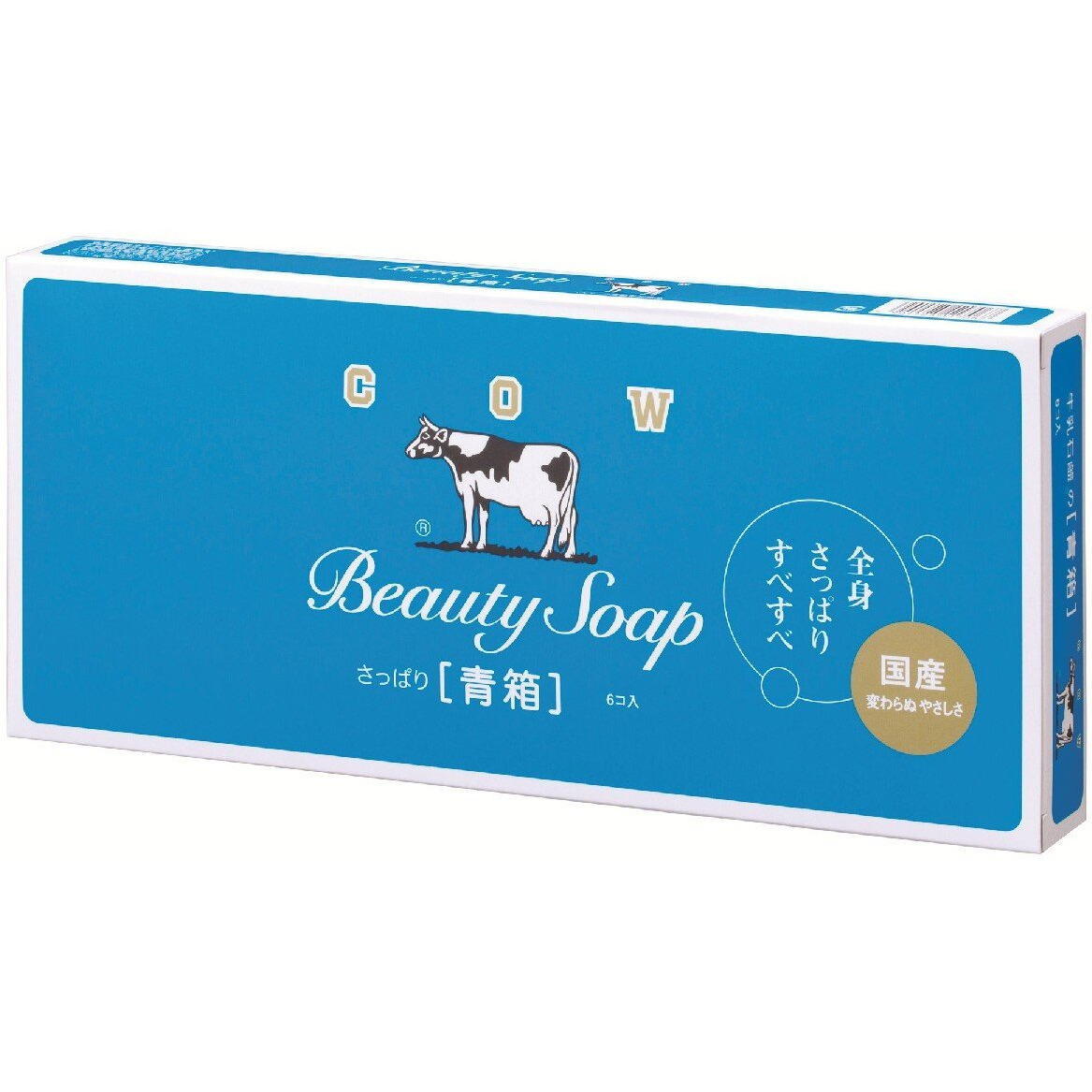 Cow Brand Soap Blue Box 85G6Pieces