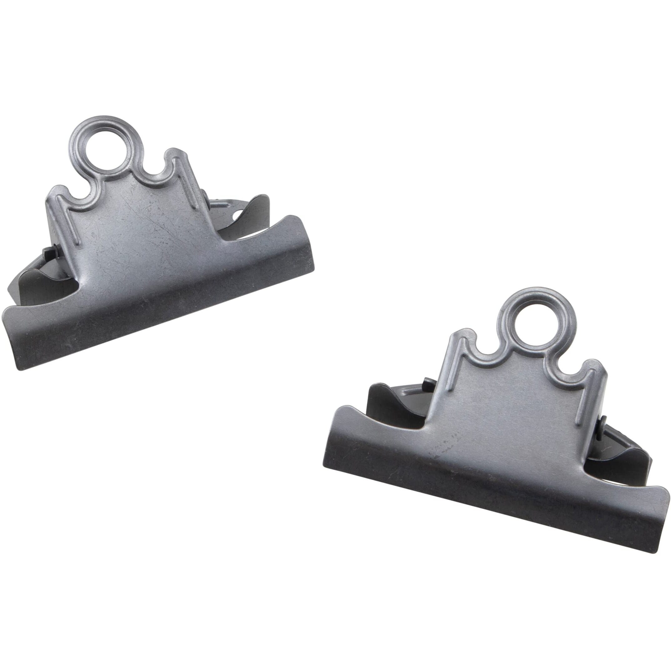 Tim Holtz Idea-Ology Metal Clipboard Clips  2 Per Pack  3-Inch  Antique Nickel Finish  Th93138