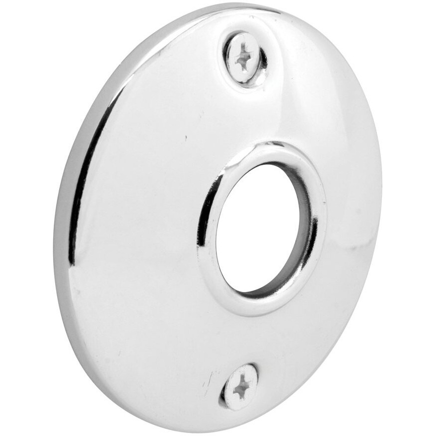 Prime-Line E 2439 2-1/4 In. Diameter Chrome Plated Rosettes (2 Pack)