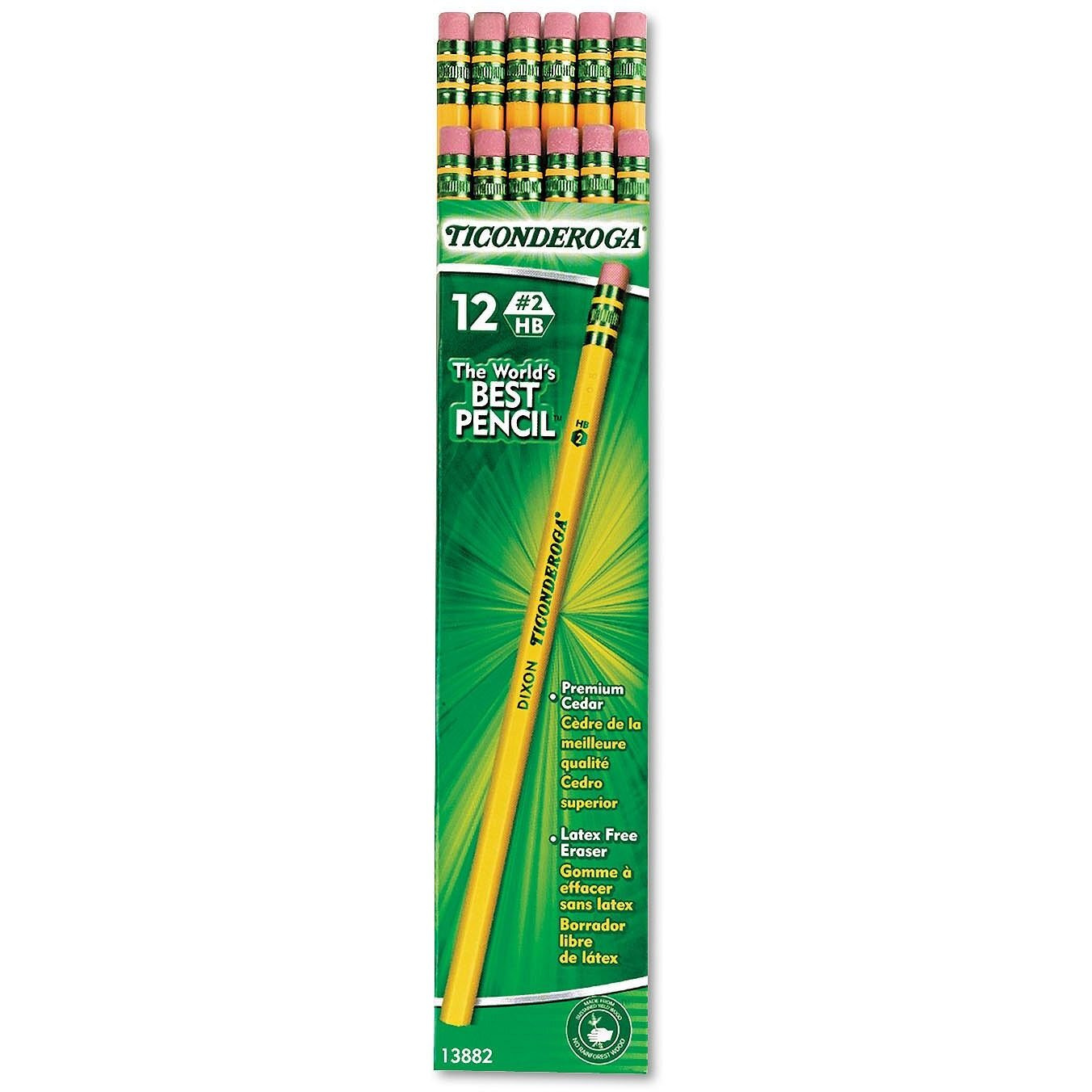 Product Of Ticonderoga Woodcase Pencil  Hb 2  Yellow Barrel  96Ct. - [Bulk Savings]