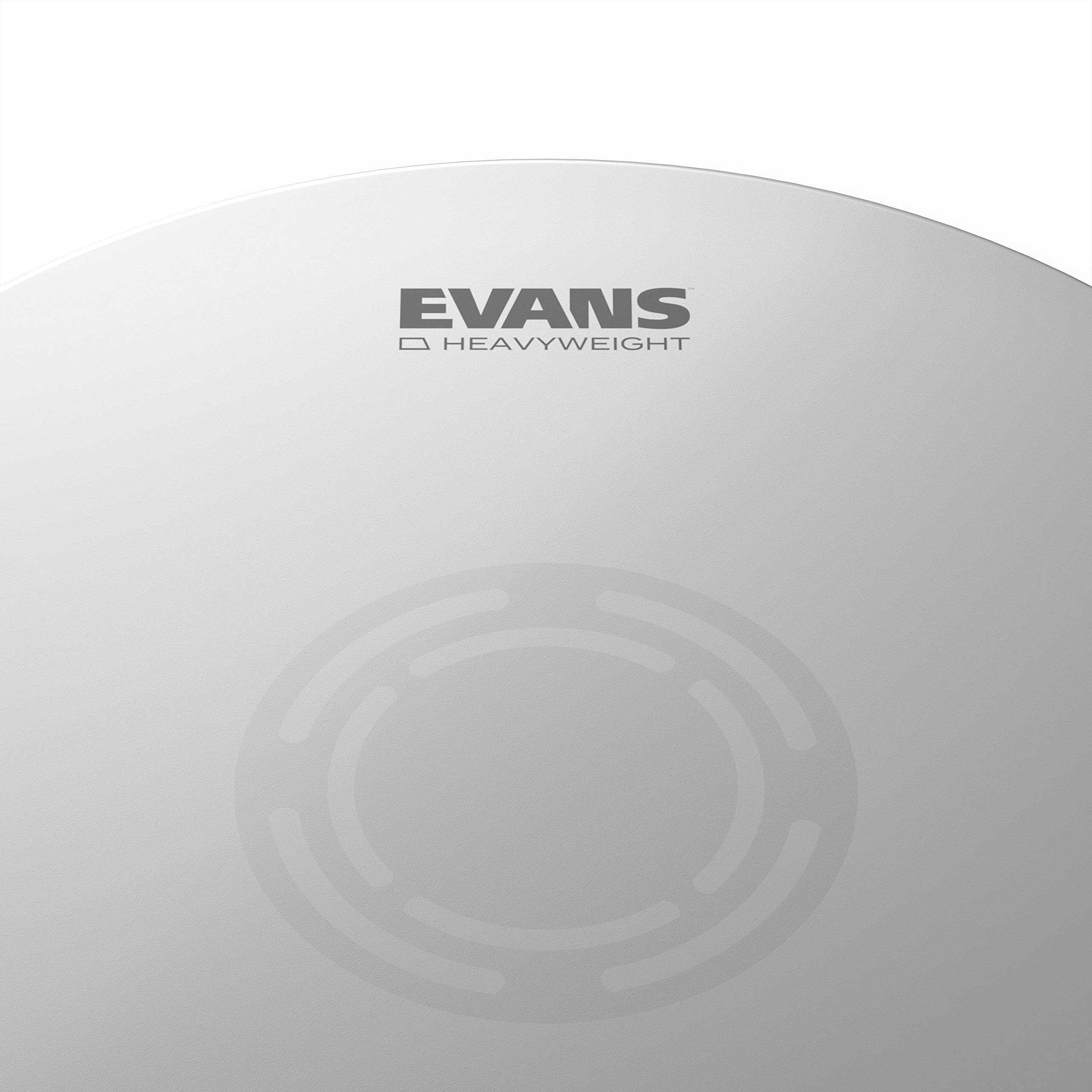 Evans Heavyweight Coated Drumhead - Coated Snare Drum Head - Reverse Dot For Durability  Focus  Attack - 2 Plies Of Film - 14 Inch