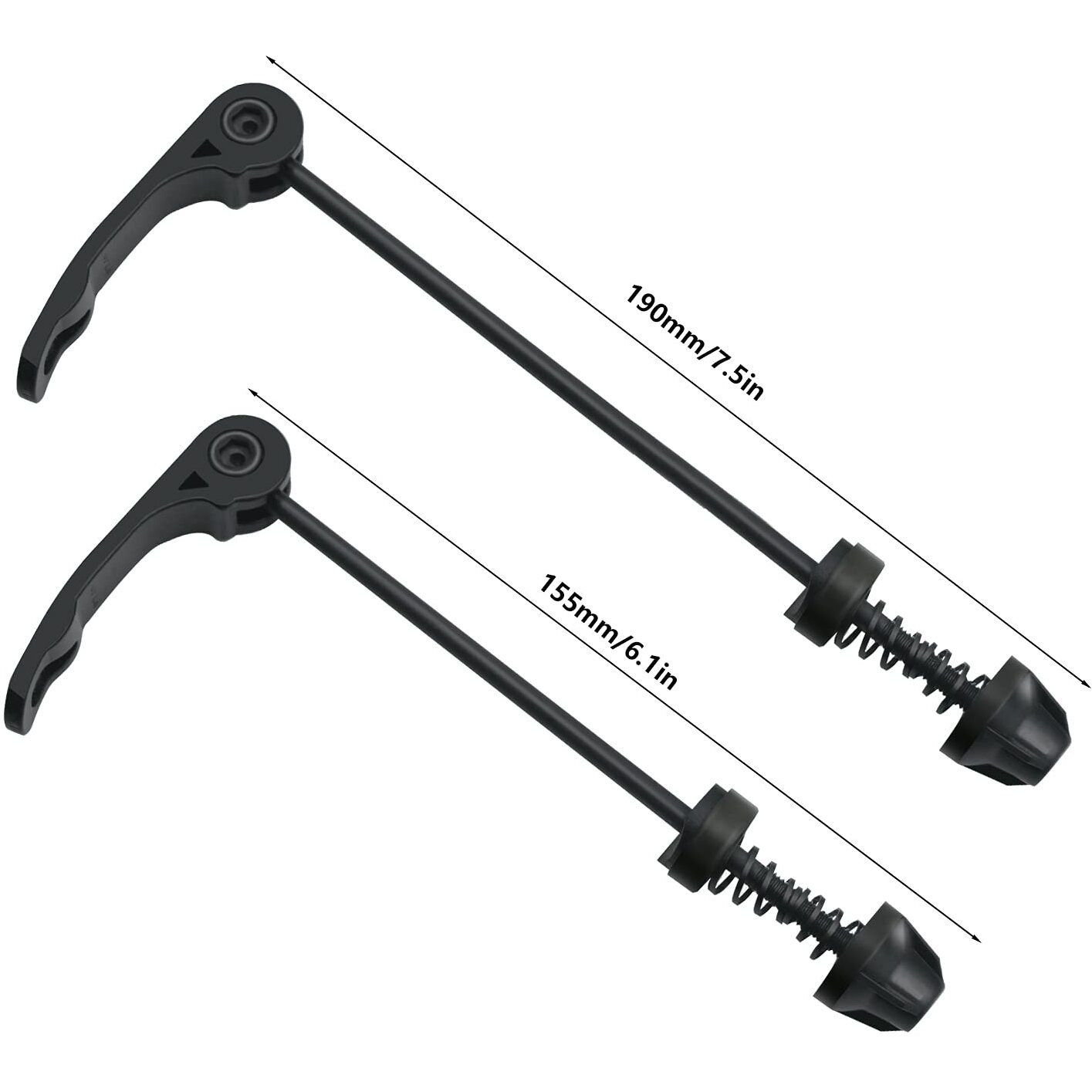 Aituitui 1 Pair Bike Quick Release Axle Skewer Bicycle Hub Parts  Front & Rear Axle Hollow Shaft Kit Replacement For Road Bike  Mountain Bike  Mtb  Bmx