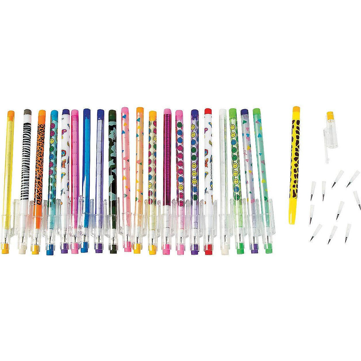 Stacking Point Pencils For Kids (Bulk Set Of 50) Fun Pencils And School Supplies