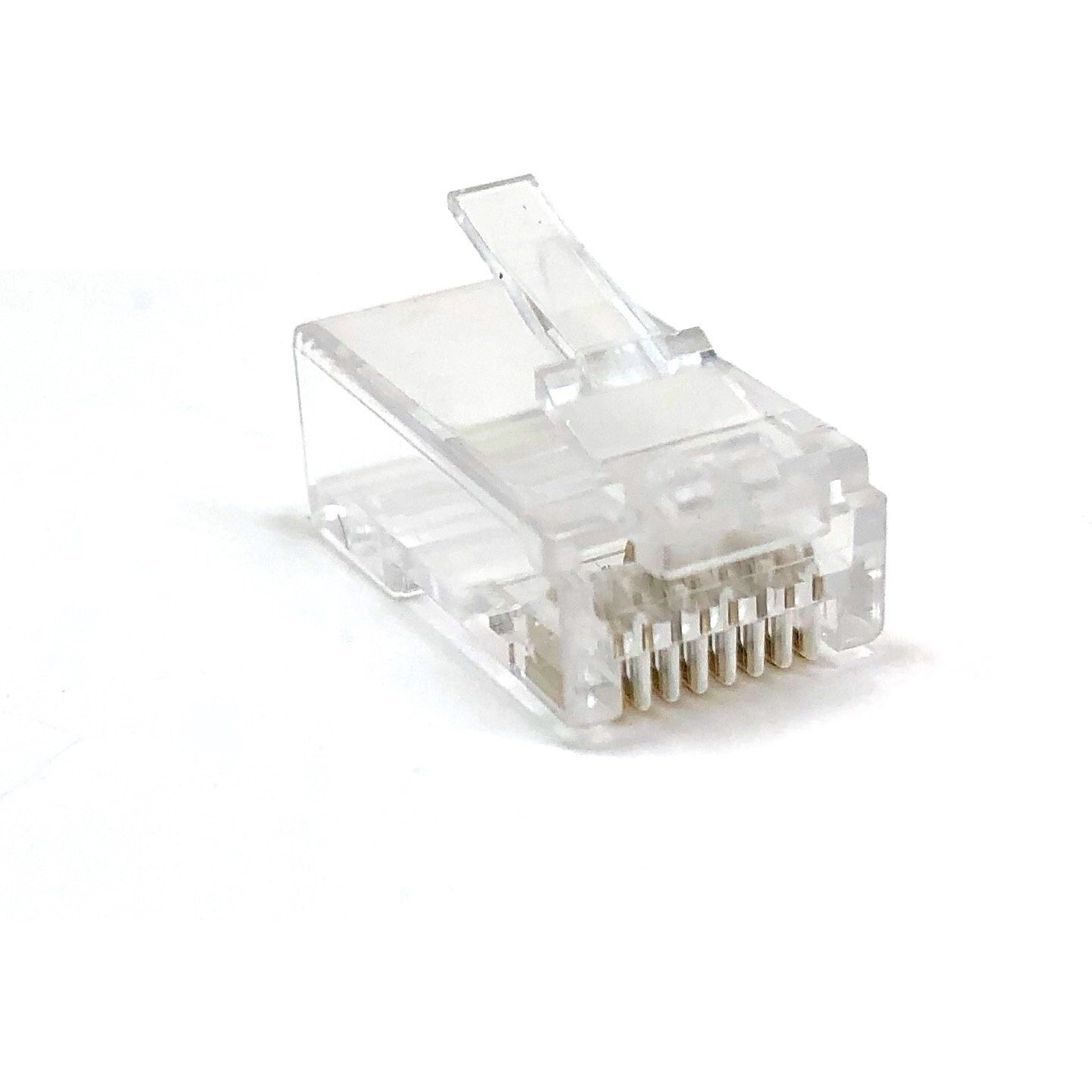 Micro Connectors  Inc. 100 Pack Cat6 Rj45 Modular Connector Plugs With Load Bar (C20-088L6-100)