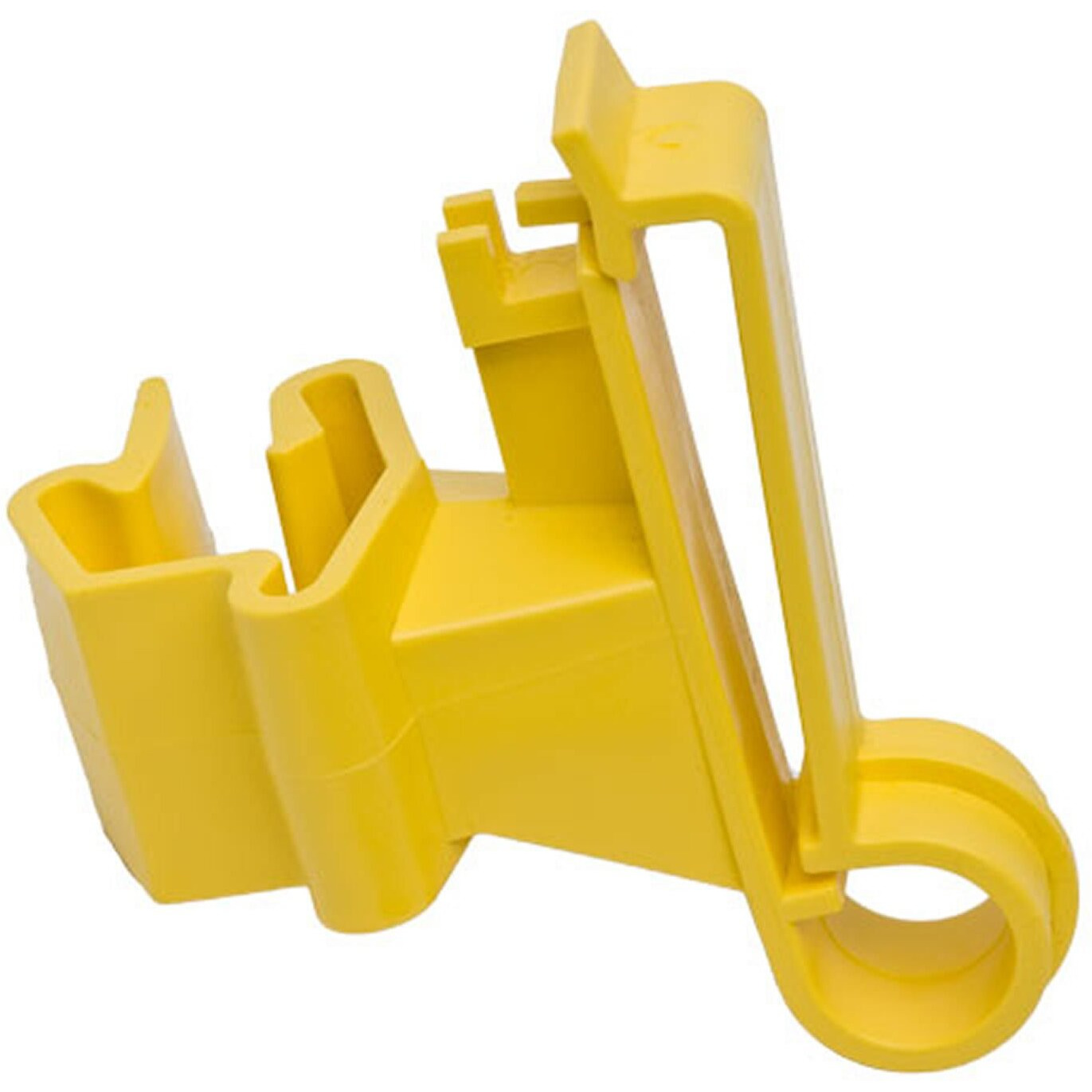 Zareba Itty-Z T-Post Poly Tape Insulator  25 Per Bag Yelllow  Large