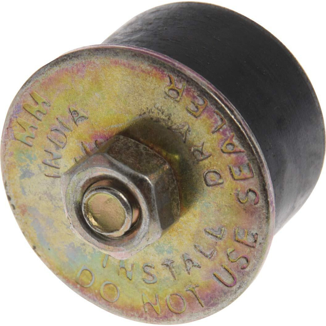 The Hillman Group 58251 Neoprene Expansion Plug  1-1/4 To 1-3/8 -Inch  3-Pack Black