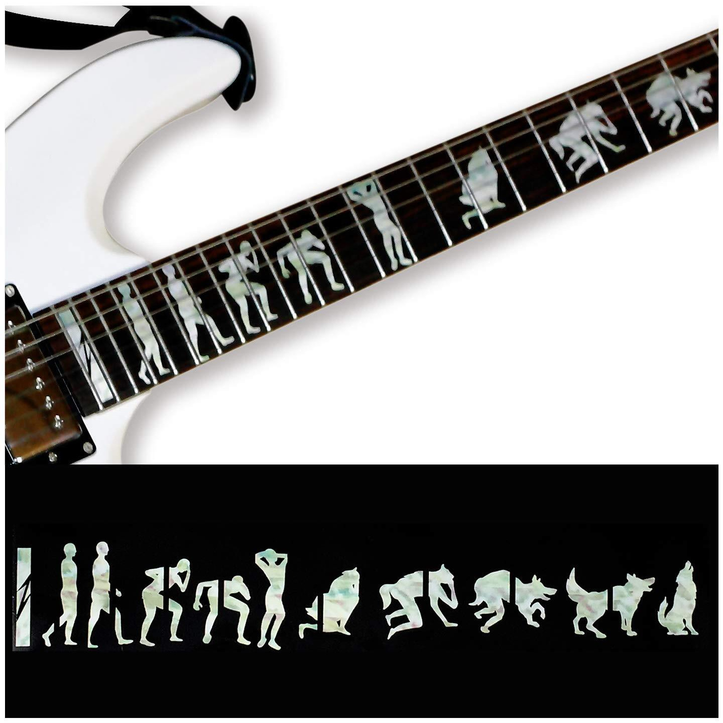 Jockomo Metallica Werewolf Werewolf Guitar Inlay Sticker