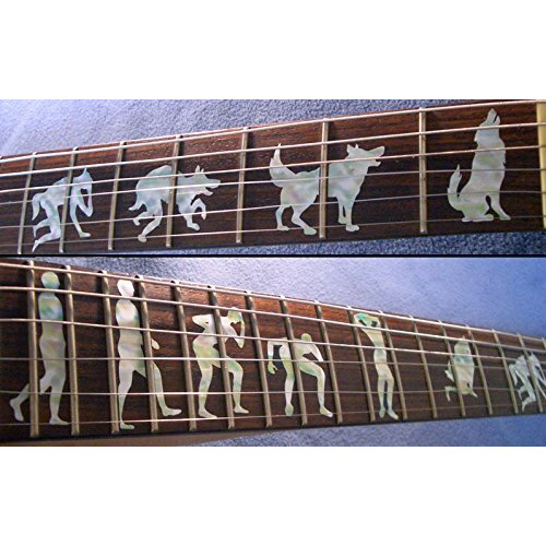 Jockomo Metallica Werewolf Werewolf Guitar Inlay Sticker