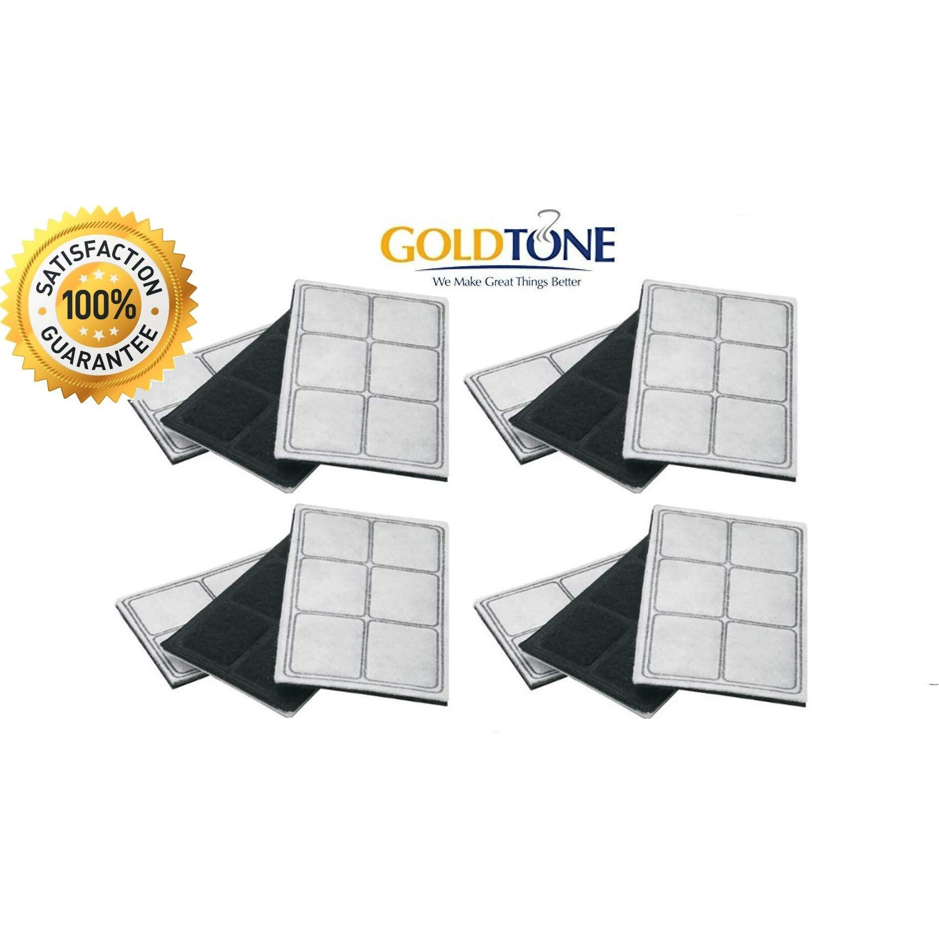 Goldtone 12-Pack  6-Chamber Carbon Replacement Pet Dog And Cat Water Filters For Drinkwell Pet Fountains  (12 Pack)