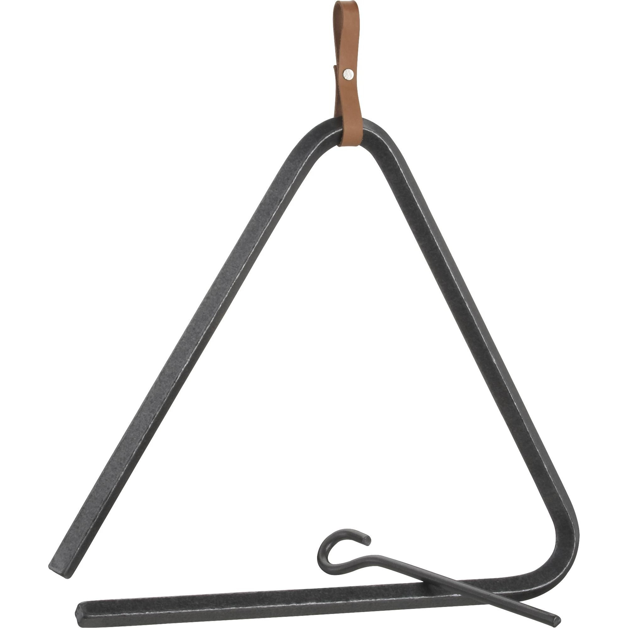 Enclume Premier 16-Inch Finishing Touches Dinner Triangle  Matches Enclume Pot Racks  Hammered Steel