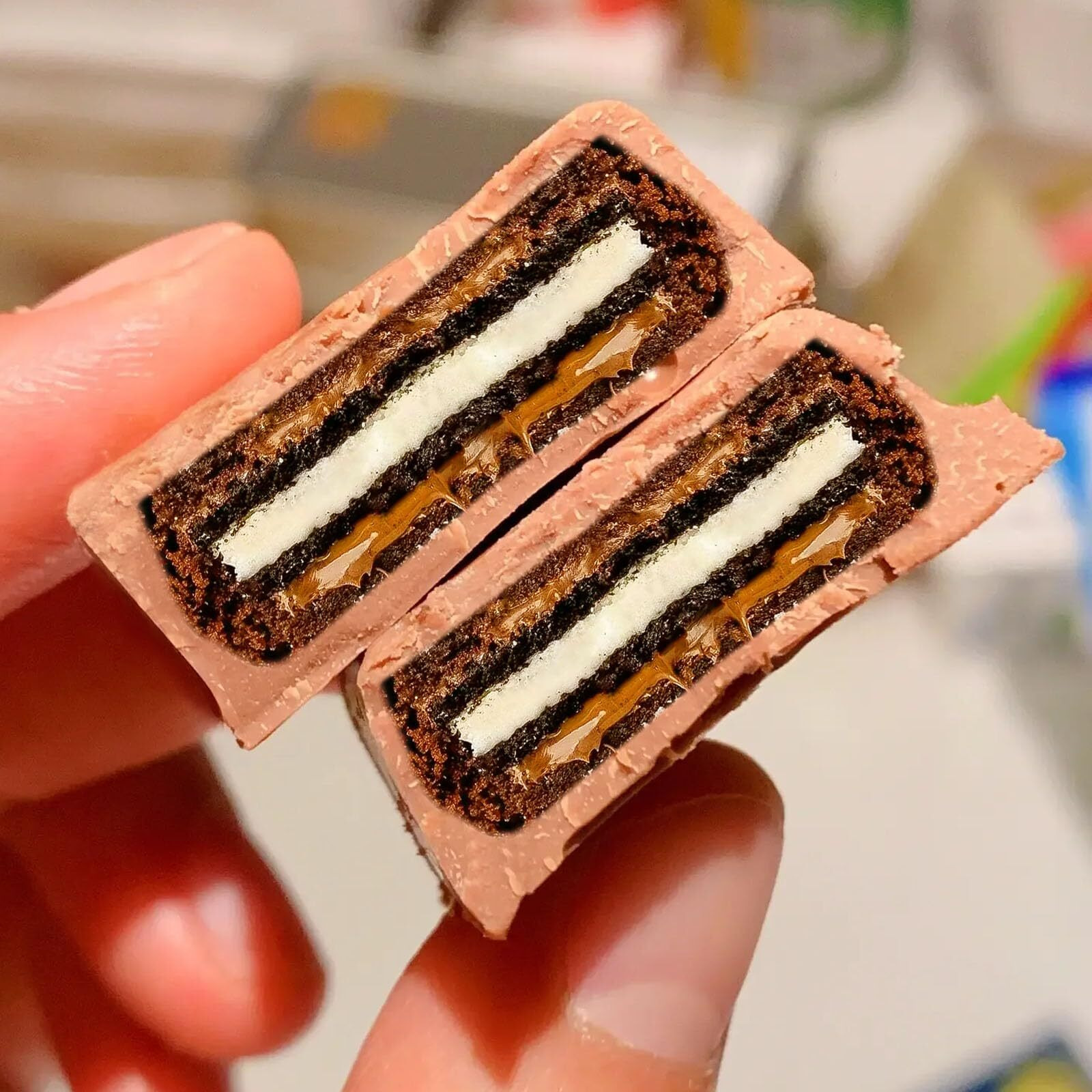 Boardfeb 4 Cavity Chocolate Covered Cookie S'Mores Molds  3Pcs Silicone Square Molds Reusable Non Stick Silicone Trays For Smores  Chocolate  Graham Crackers  Candy  Marshmallow Making