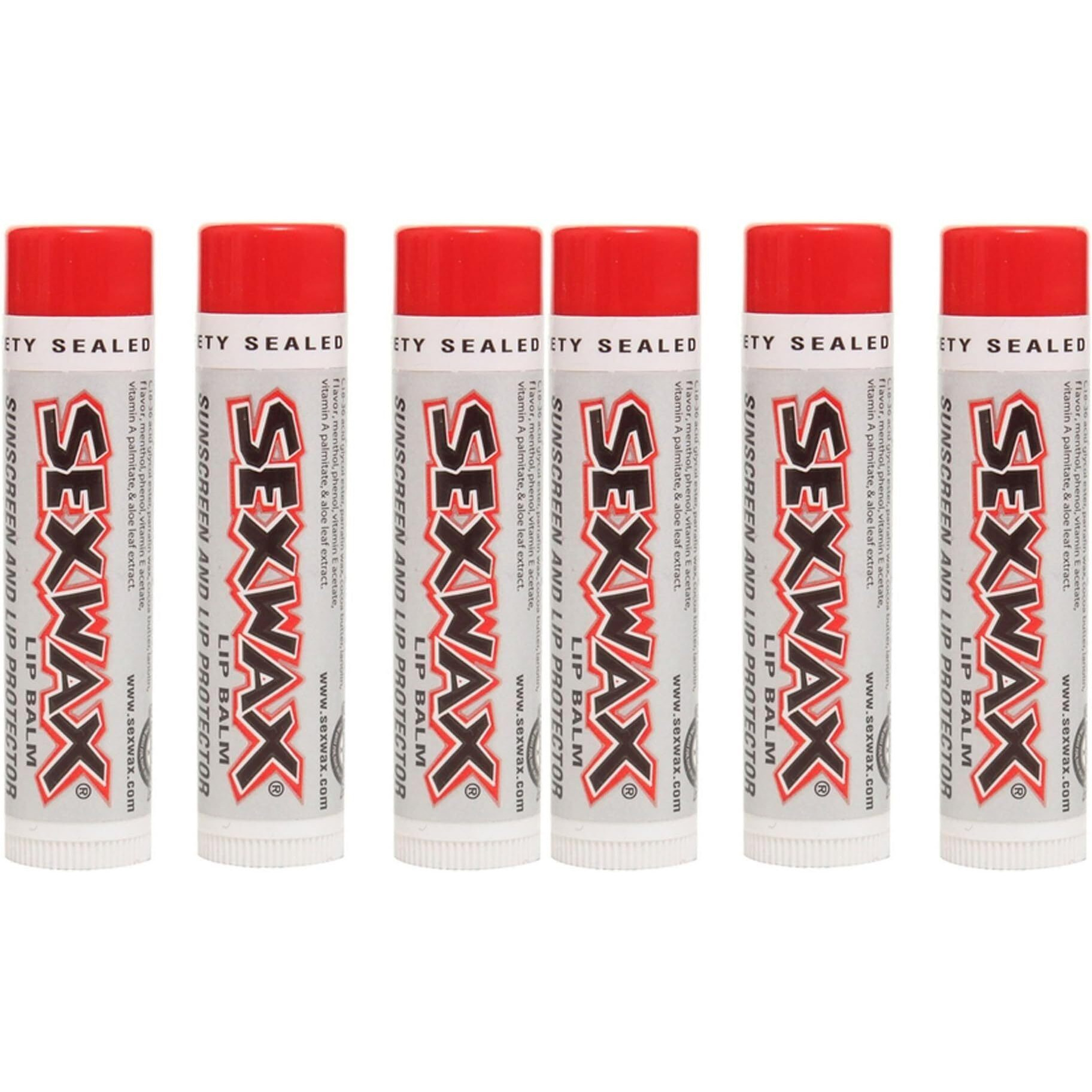 Sex Wax Lip Balm 6 Pack