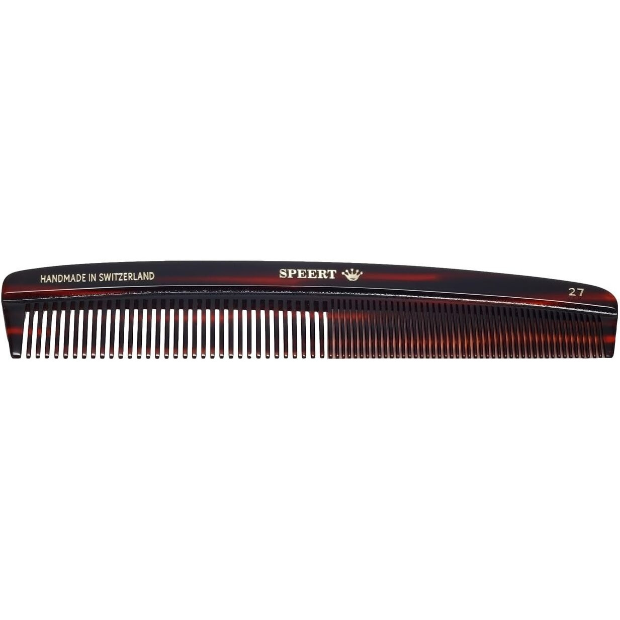Speert 27 Handmade Wide Narrow Tooth Comb Tortoise Havana Acetate Thick Coarse Curly Thin Fine Straight Hair Detangling Parting Grooming Teasing Hair Styling Hairdresser Barber Hairdressing Wet Dry