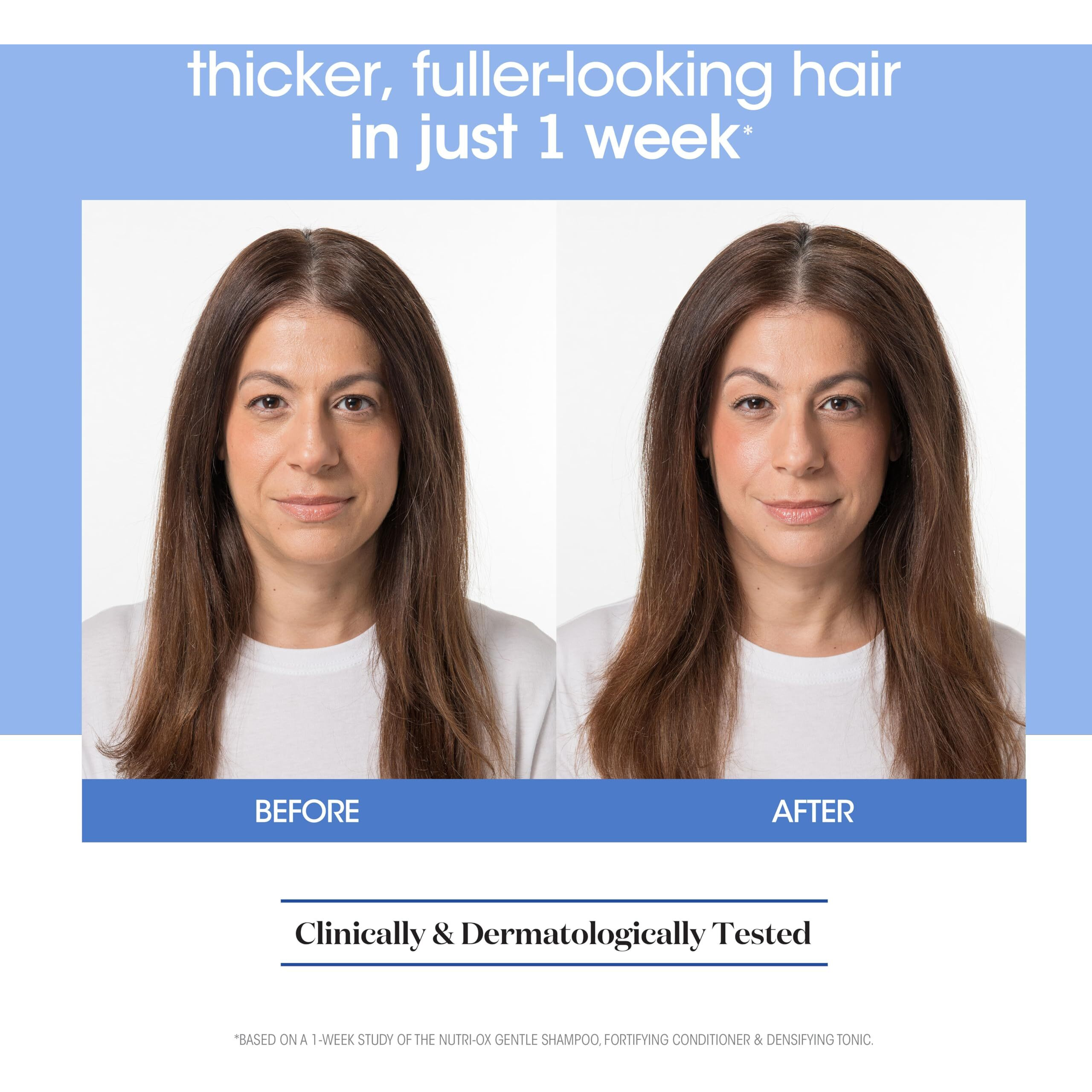 Nutri-Ox Fortifying Conditioner Chemically-Treated For Colored Thinning Hair | Thicker  Fuller-Looking Hair | Clinically & Dermatologically Tested | Peppermint | Color-Safe | 33.8 Fl Oz