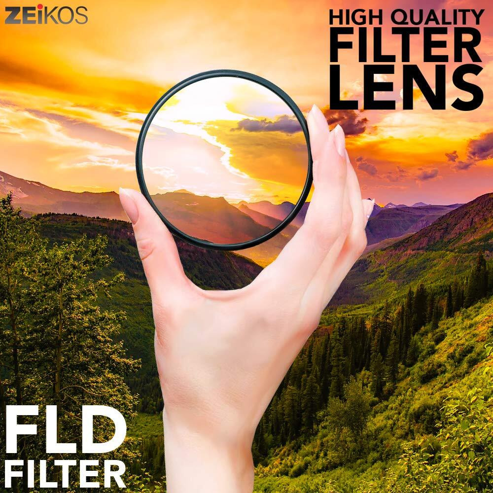 67Mm Zeikos Photo Professional Photography Filter Kit (Uv  Cpl Polarizer  Fld) For Camera Lens With 67Mm Filter Thread + Filter Pouch With Miracle Fiber Cloth (Ze-Flk67)