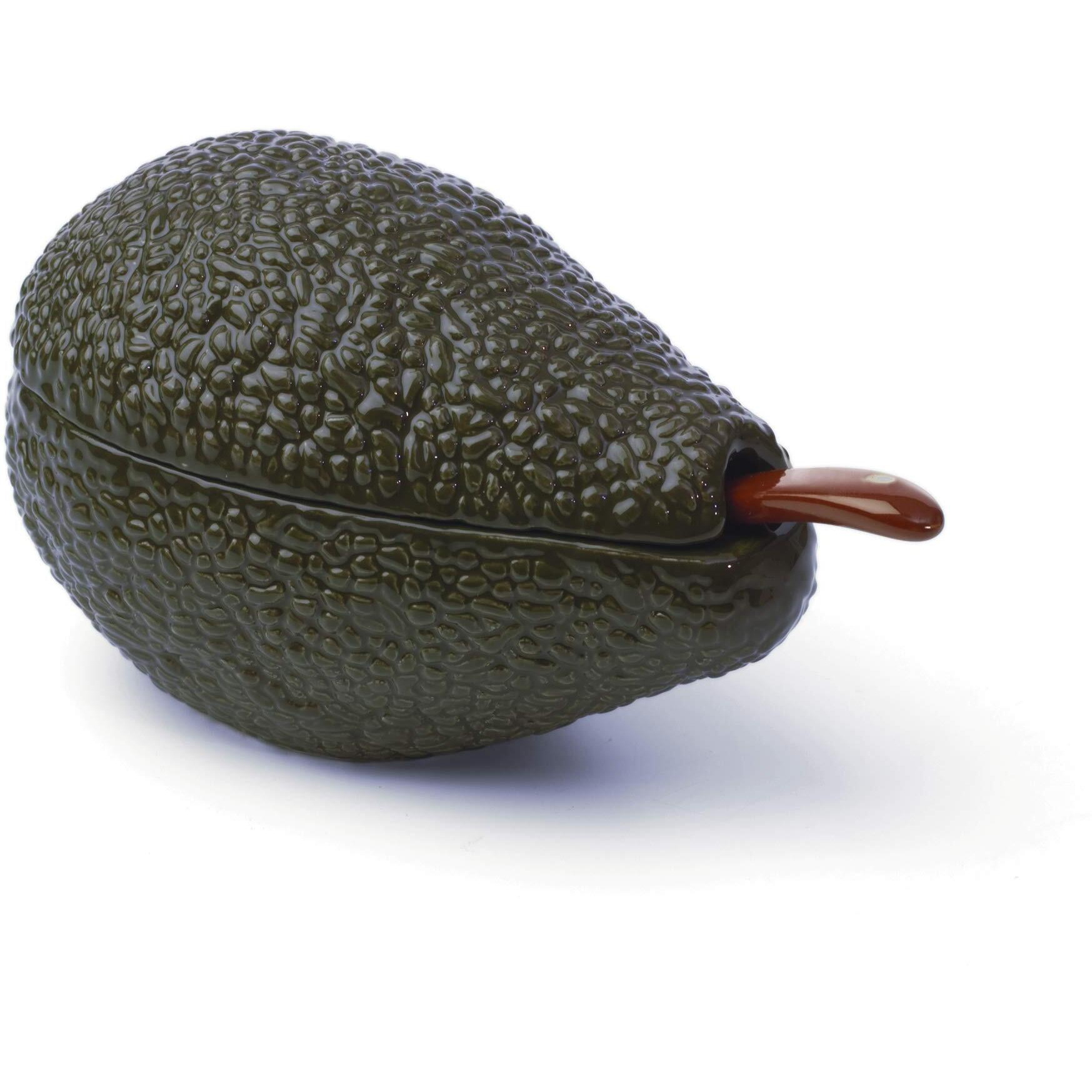 Prepworks By Progressive Guacamole Bowl With Spoon - Great For Serving Homemade Guacamole  Avocado Dip  Guacamole Serving Tray   Black  4