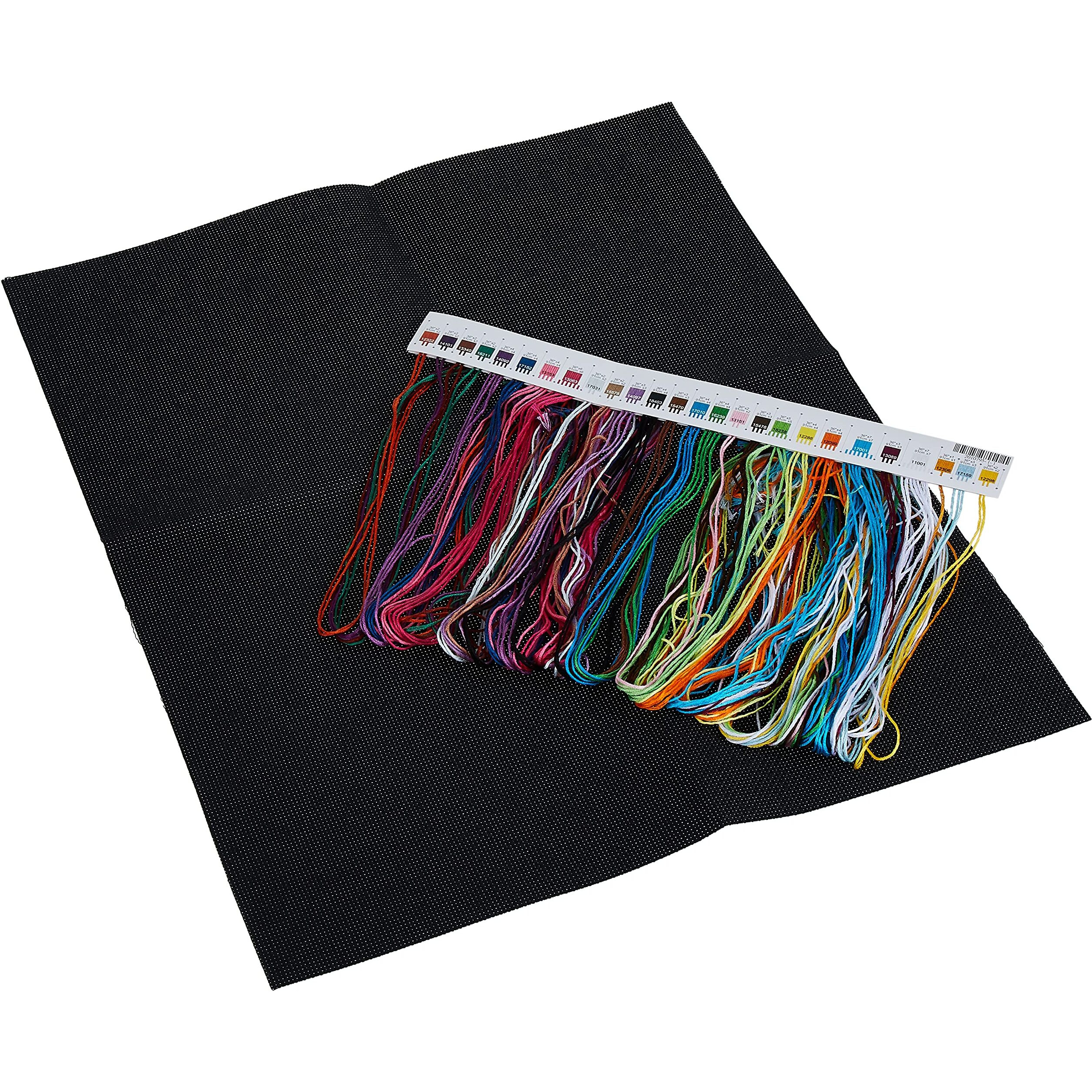 Dimensions 'A Whole Lotta Latte' Counted Cross Stitch Kit  14 Count Black Aida  11"" X 14""