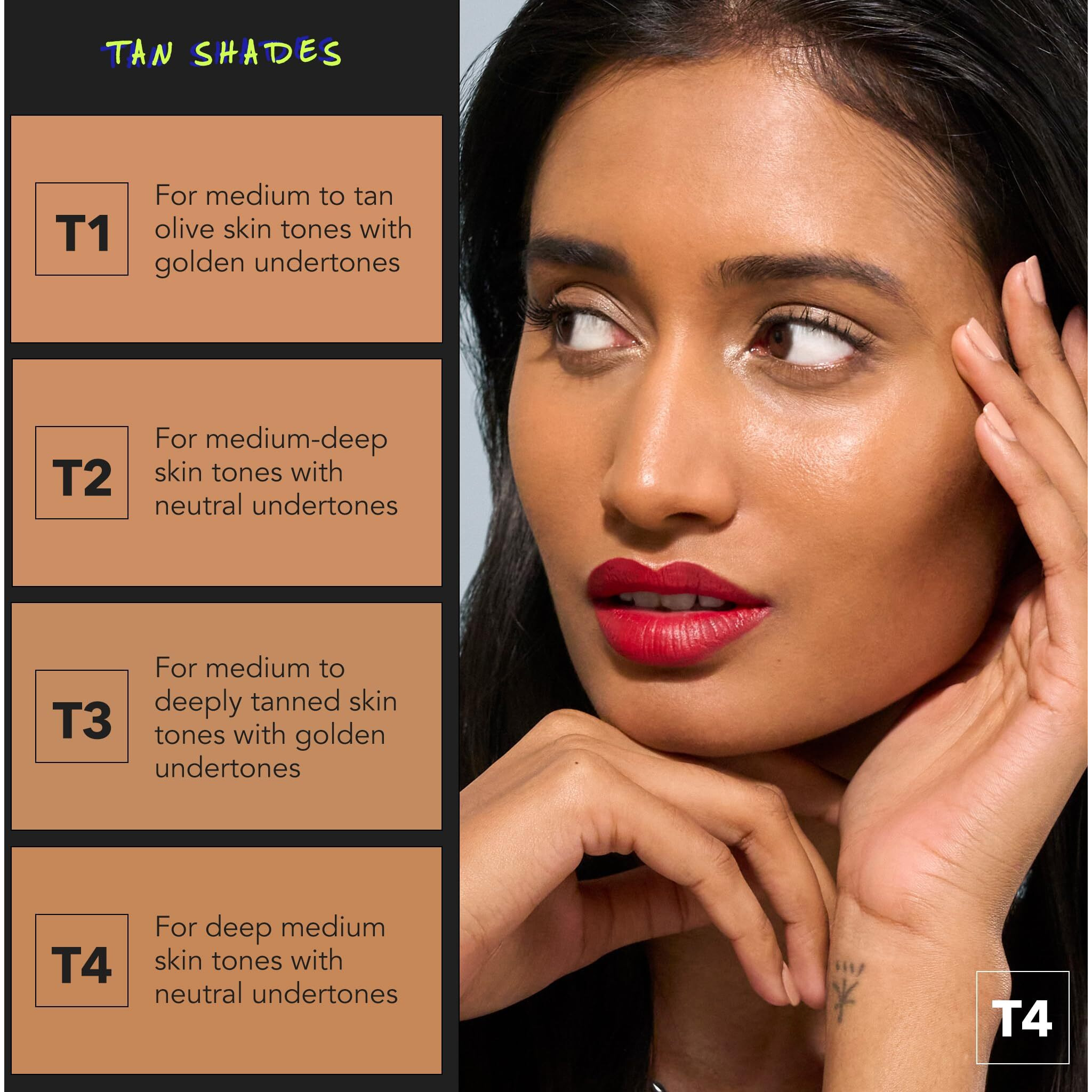 Cover Fx Power Play Foundation - Shade T1 - Buildable Full Coverage - Waterproof Sweat-Proof Transfer-Proof - Natural Matte Finish - All Skin Types