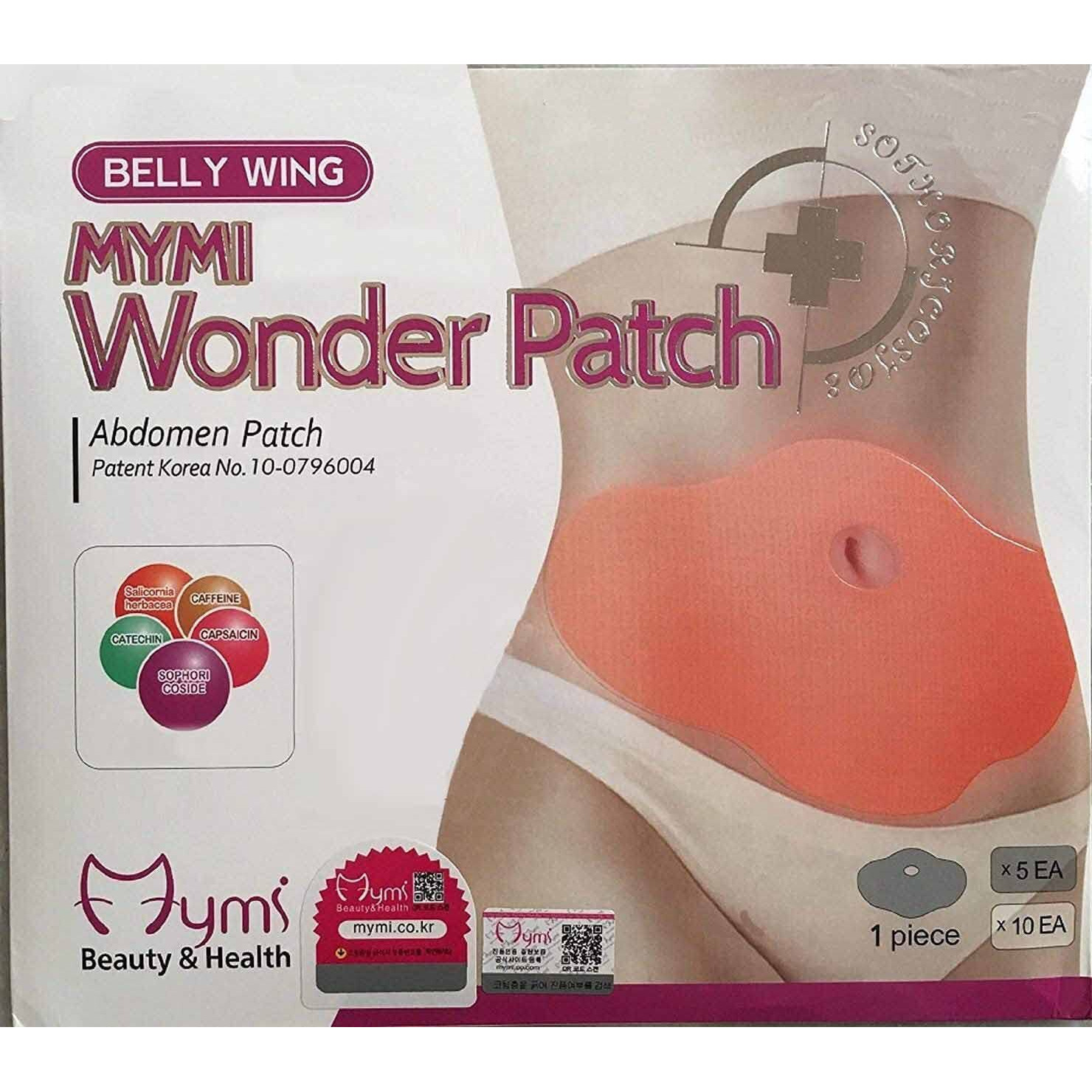 Qiansoto Mymi Wonder Patch Belly Wing Works For Toning Contouring Firming - 5 Pieces