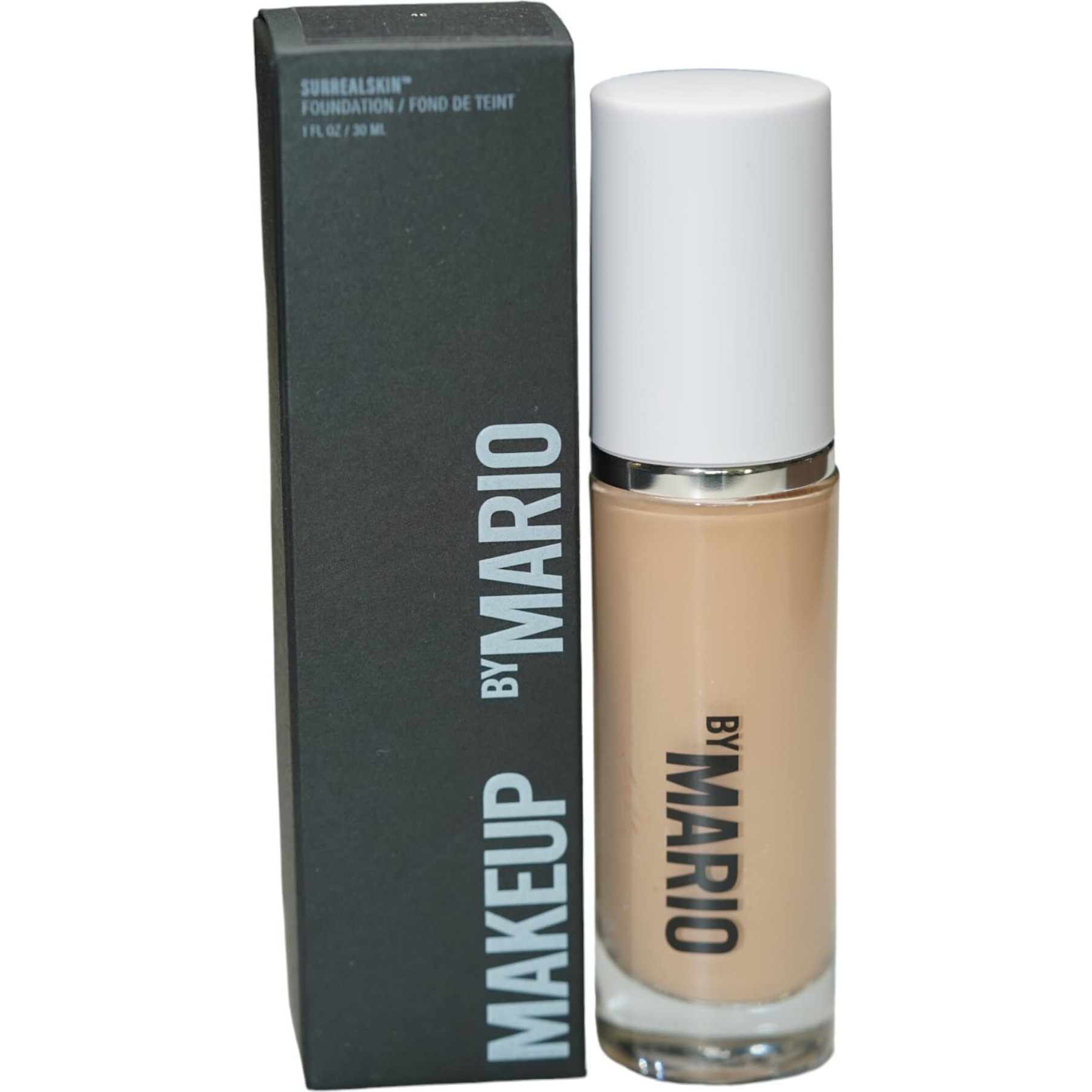 Makeup By Mario Surrealskin Liquid Foundation  Liquid Formula  Vegan  Long-Wearing Coverage  Hydrating  Natural Finish  Size 30 Ml (4C - Light With Cool Undertone)