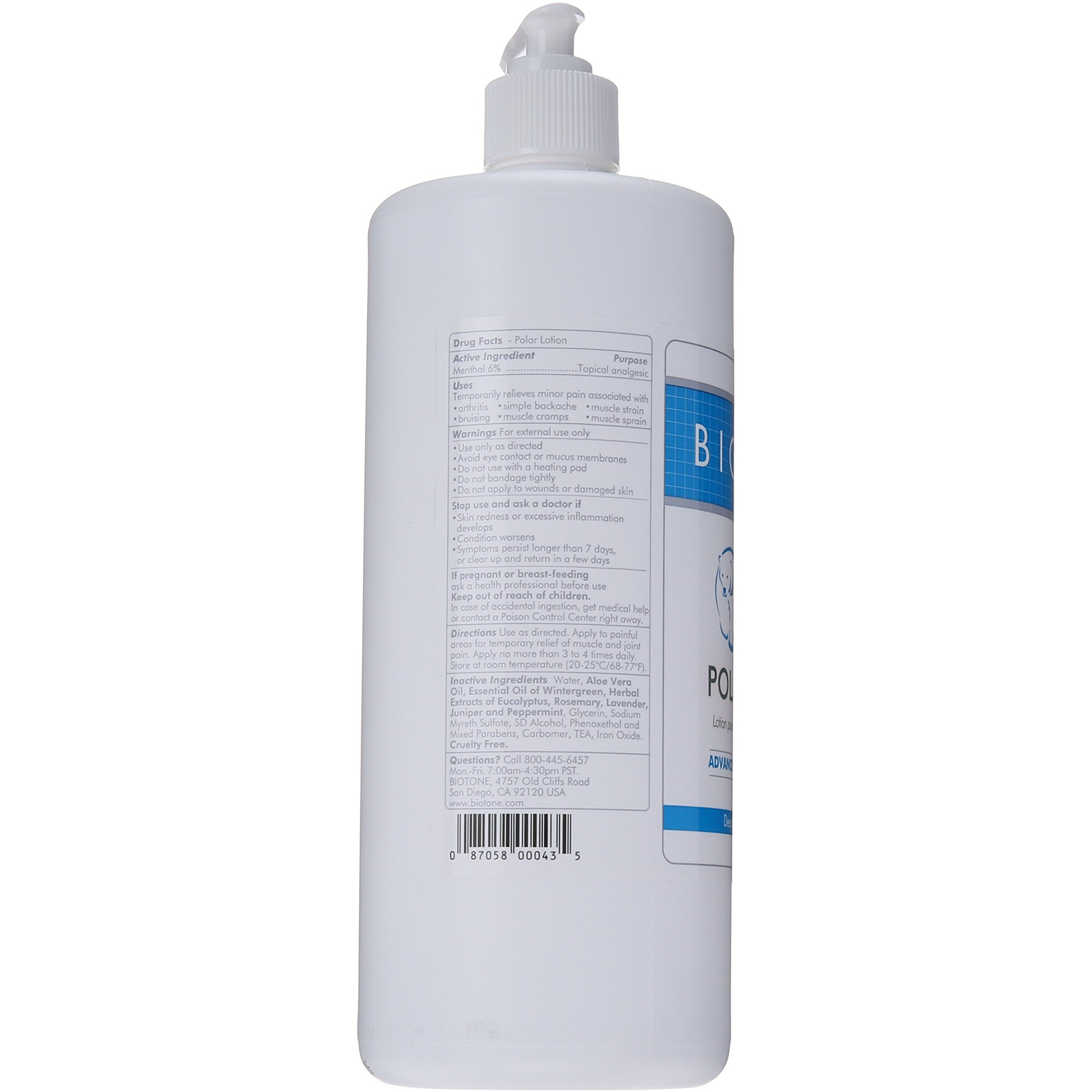 Biotone Polar Lotion  32 Ounce