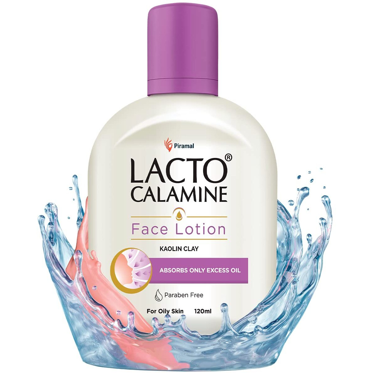 Lacto Calamine Daily Face Moisturizing Lotion For Oily Skin  4.06 Fl Oz (120 Ml)  For Pimples  Acne  Dark Spots  And Blackheads