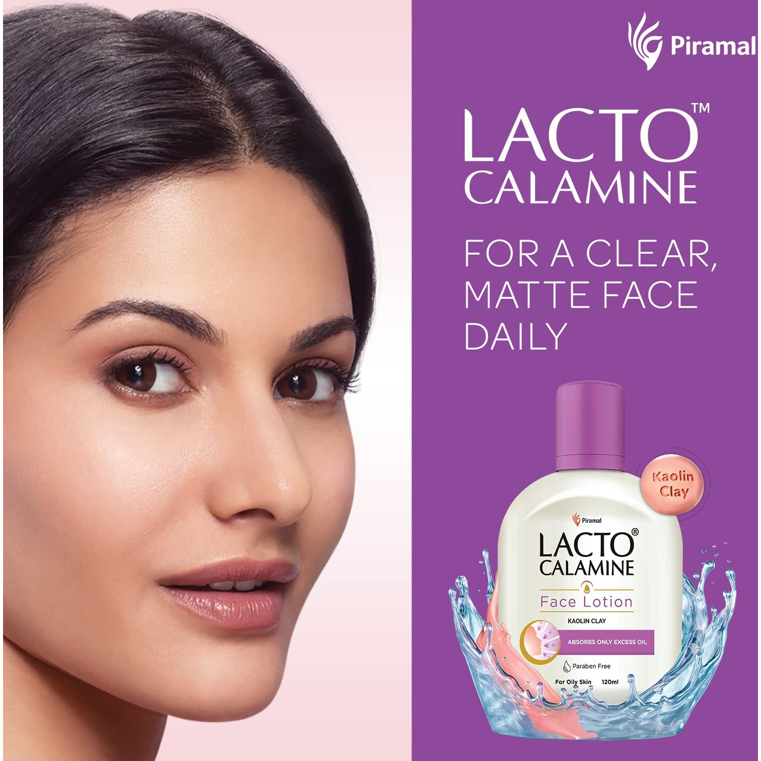 Lacto Calamine Daily Face Moisturizing Lotion For Oily Skin  4.06 Fl Oz (120 Ml)  For Pimples  Acne  Dark Spots  And Blackheads