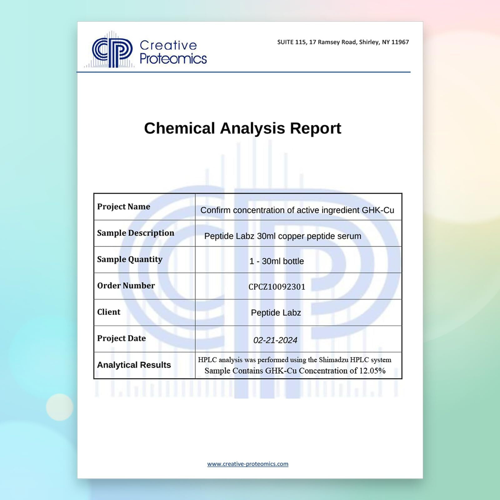 Peptidelabz Copper Peptide Ghk- Cu 12% Serum For Face - Anti Wrinkle - Increase Collagen - 1Oz/30Ml - Anti Aging For Skin  Blue