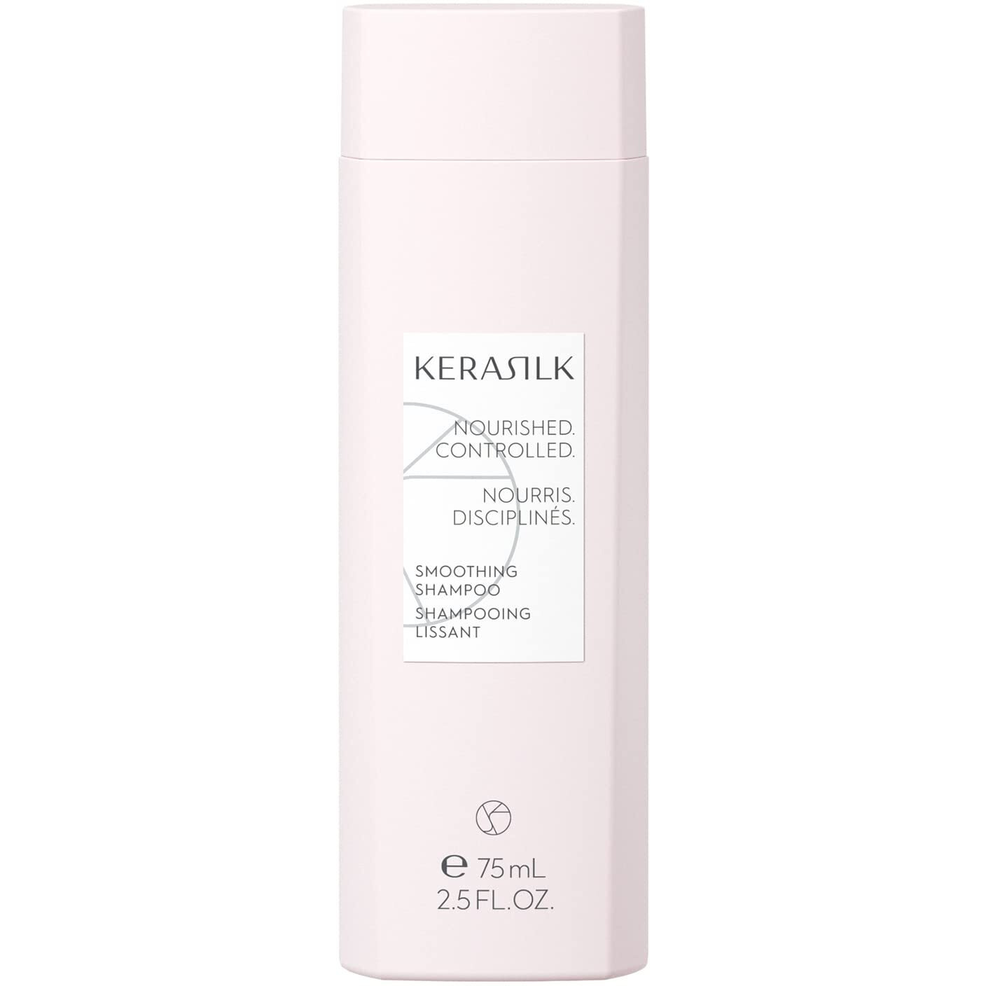 Kerasilk Smoothing Shampoo |Intensively Nourishes | Tames Frizz & Smooths Strands | For Coarse  Frizzy  Unruly Hair | Improves Manageability For All Hair Types & Textures | 75Ml