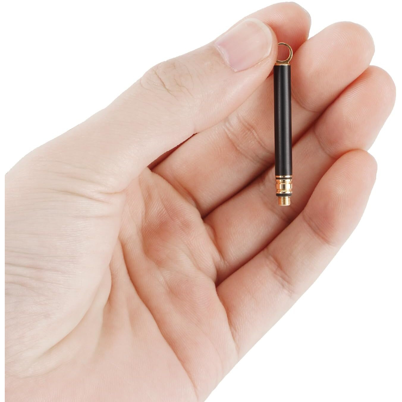 Qlfecle Titanium Toothpick Holder  Portable 3 Pcs Metal Toothpicks For Teeth  Mini Reusable Stainless Steel Toothpick Pocket Toothpicks For Home Outdoor Black