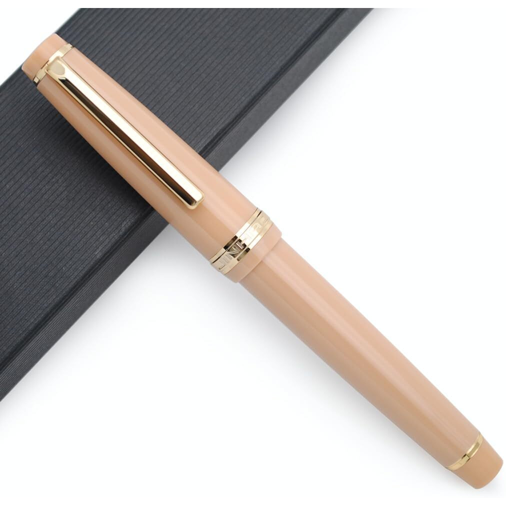 Jinhao 82 Fountain Pen (Milk Tea Fine Nib 0.5Mm)