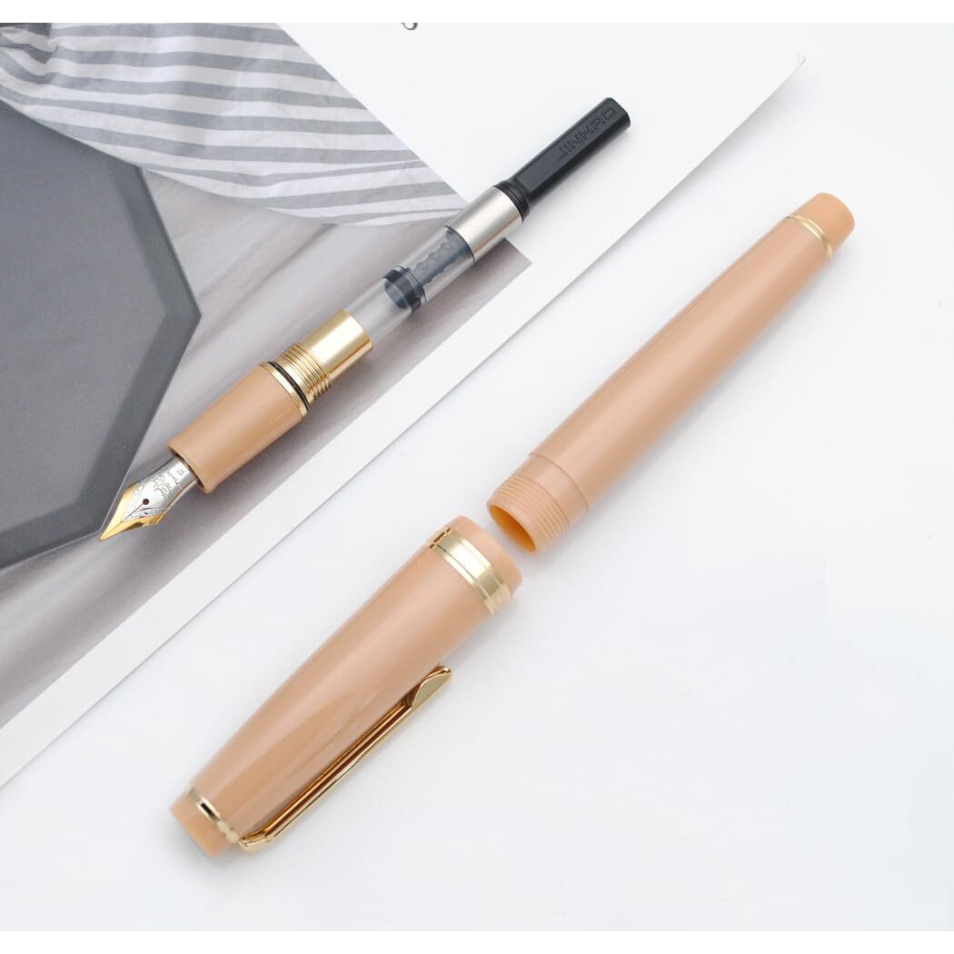 Jinhao 82 Fountain Pen (Milk Tea Fine Nib 0.5Mm)