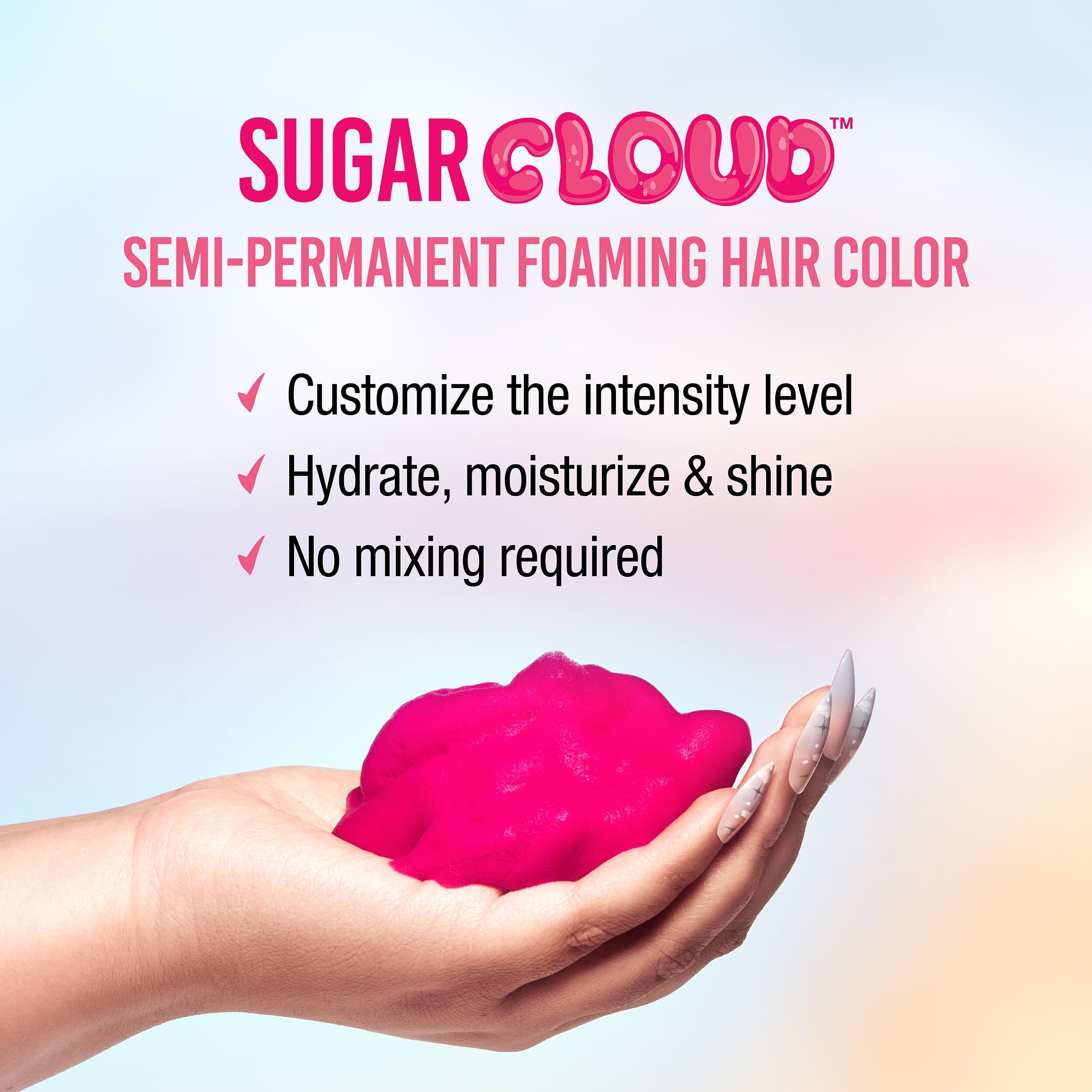 Punky Sugar Cloud  Semi-Permanent Foaming Hair Color  Candyfloss  6 Fl Oz.