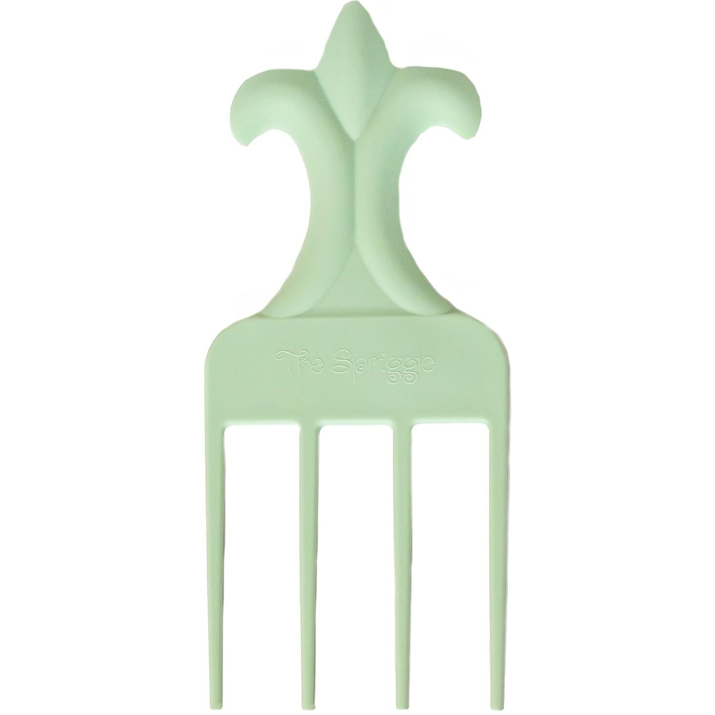 Spriggle Hair Pick - Curly Hair  Wide Teeth  Green Tea  Small  1 Count