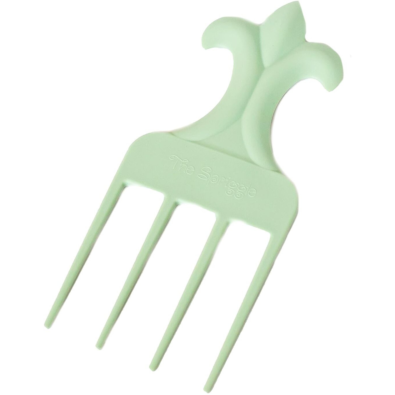 Spriggle Hair Pick - Curly Hair  Wide Teeth  Green Tea  Small  1 Count