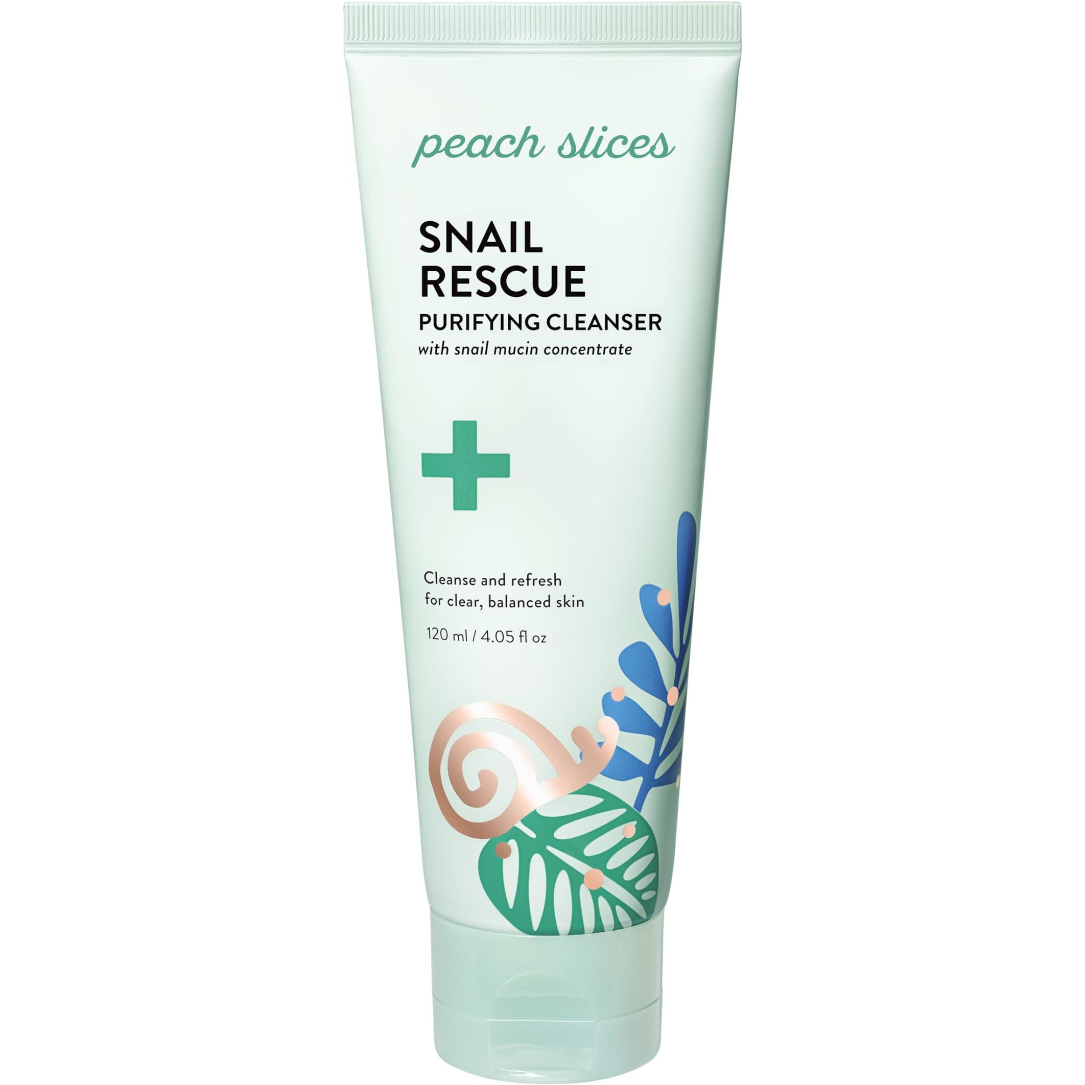 Peach Slices Snail Rescue Purifying Cleanser 4.05 Fl Oz.