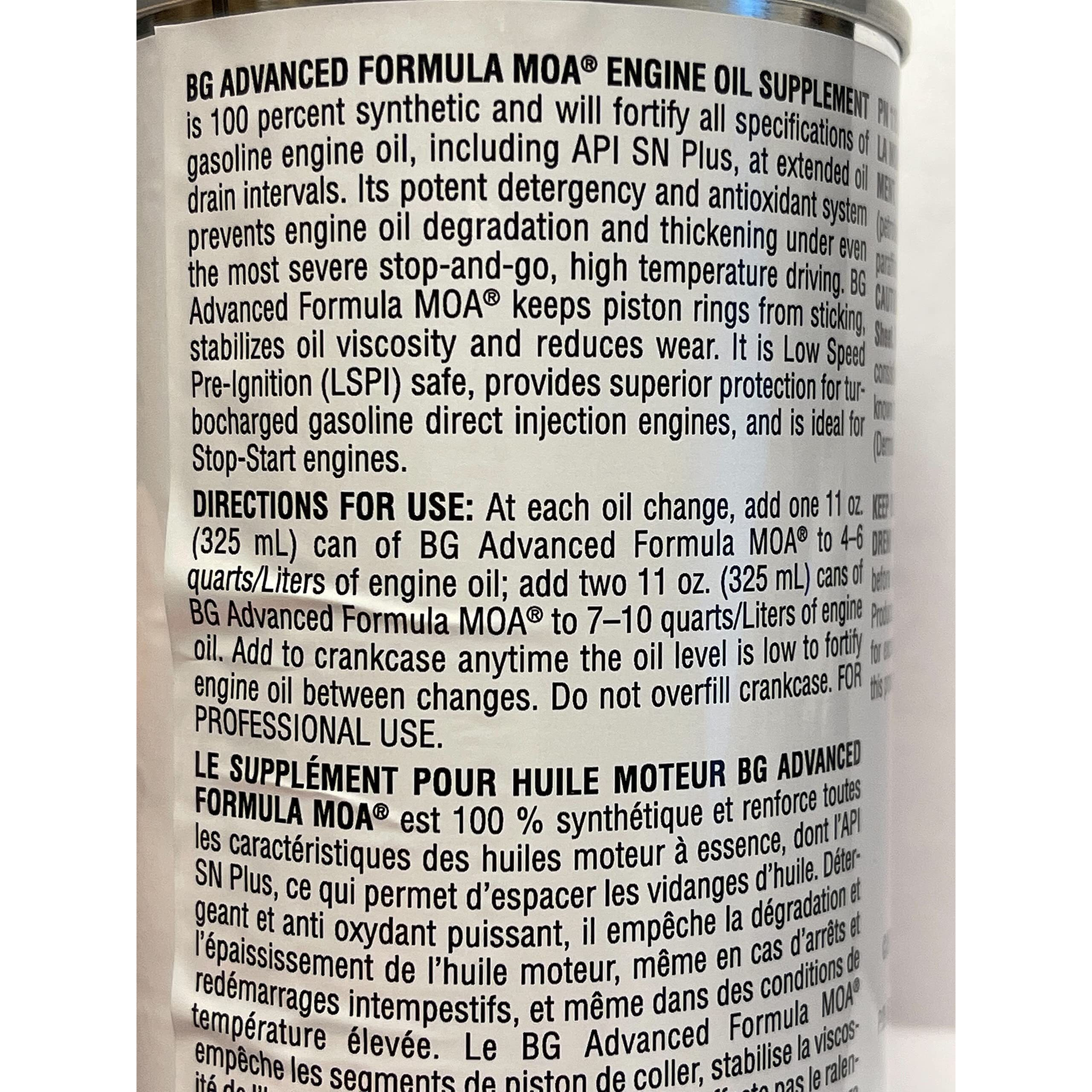 Bg Advanced Formula Moa 115