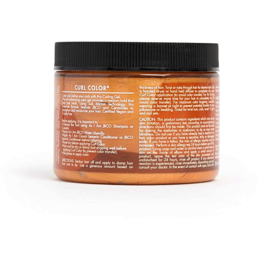 As I Am Curl Color - Bold Gold - 6 Ounce - Color & Curling Gel - Temporary Color - Medium Hold - Vegan & Cruelty Free