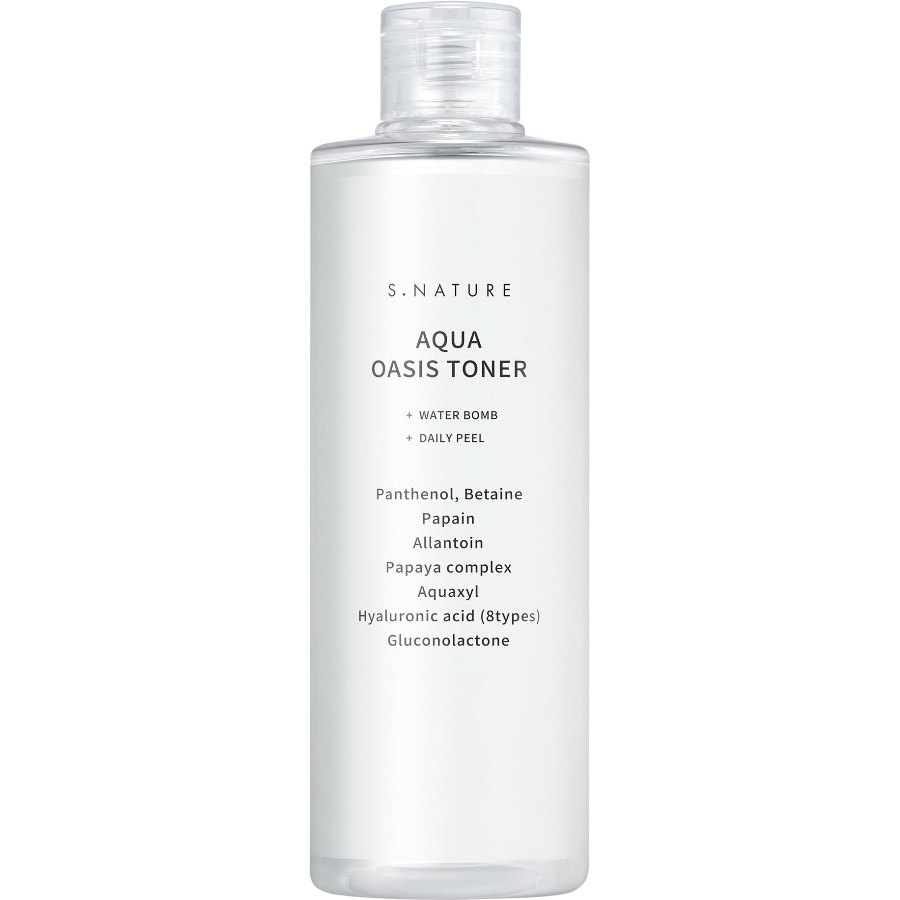 S.Nature Aqua Oasis Toner 300Ml | Soothing  Hydrating  Refreshing  Purifying  Calming  Mild Exfoliating | 10.14Fl Oz