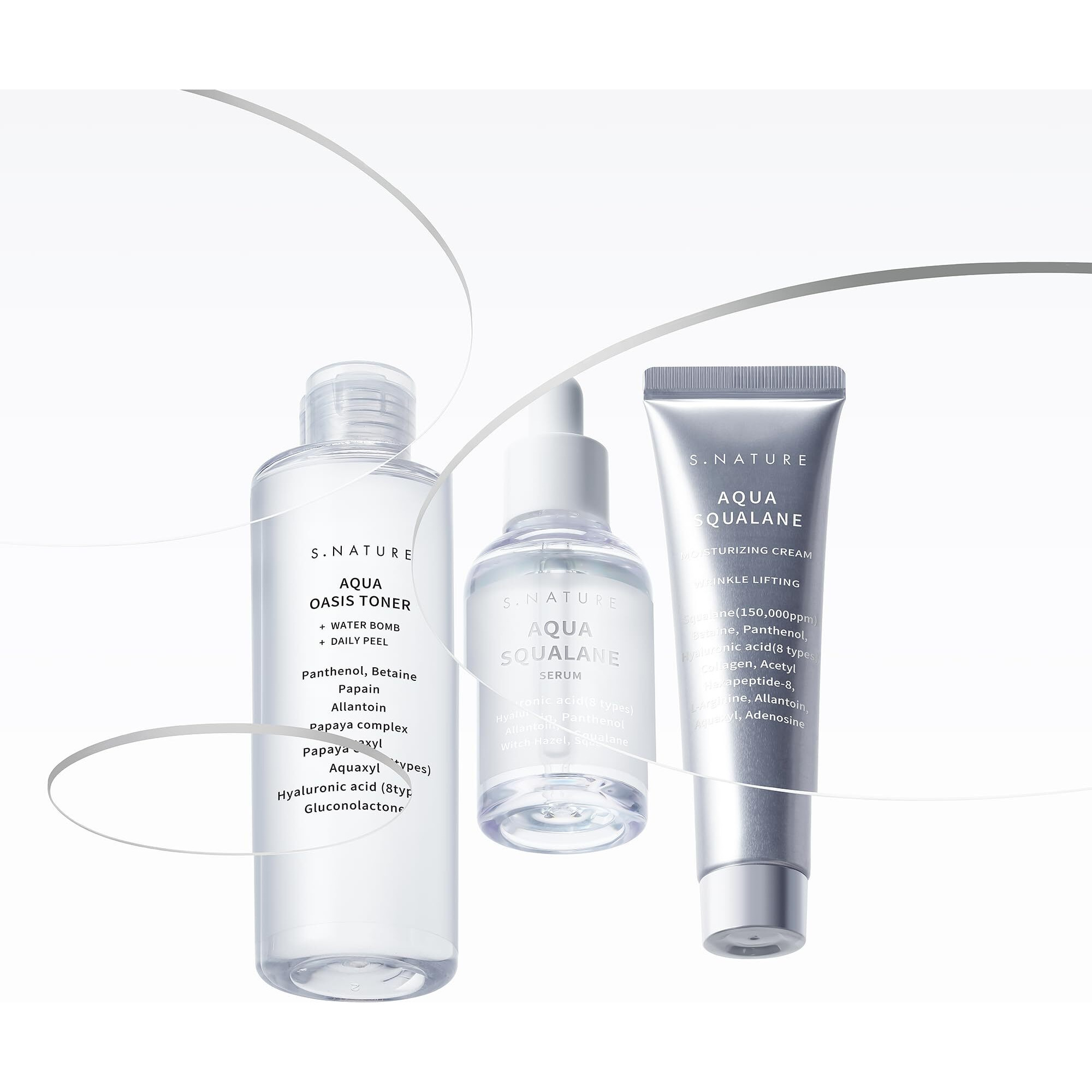 S.Nature Aqua Oasis Toner 300Ml | Soothing  Hydrating  Refreshing  Purifying  Calming  Mild Exfoliating | 10.14Fl Oz