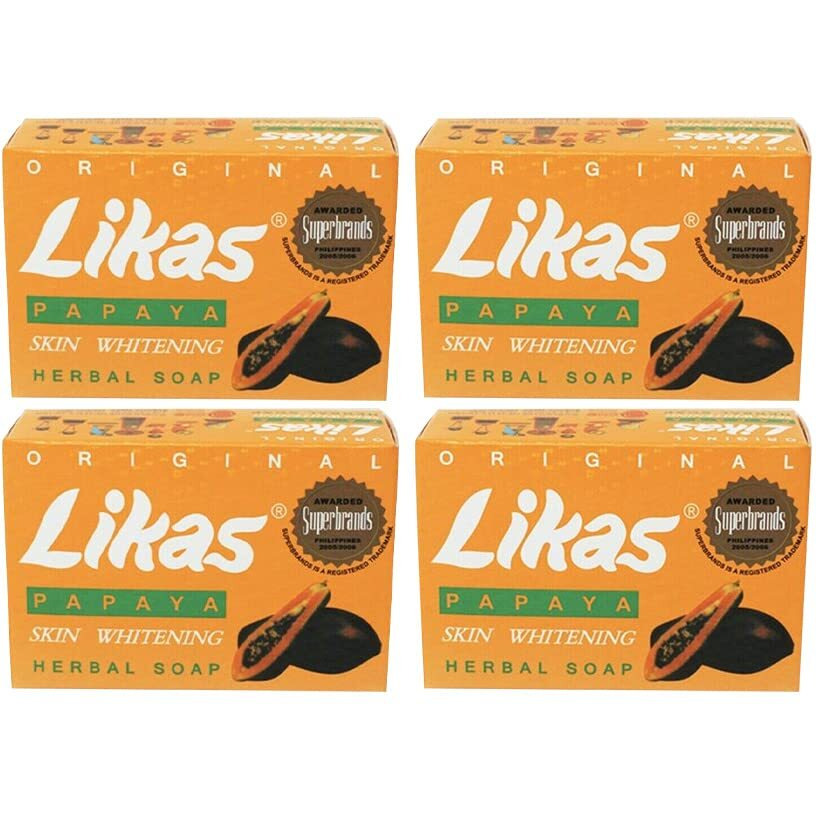 Likas Original Papaya Soap 1 Pack - Set Of 4
