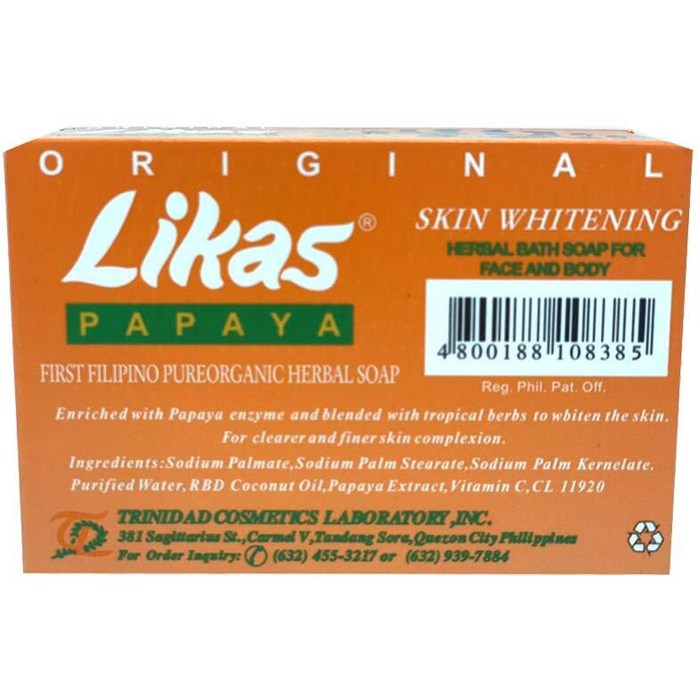 Likas Original Papaya Soap 1 Pack - Set Of 4