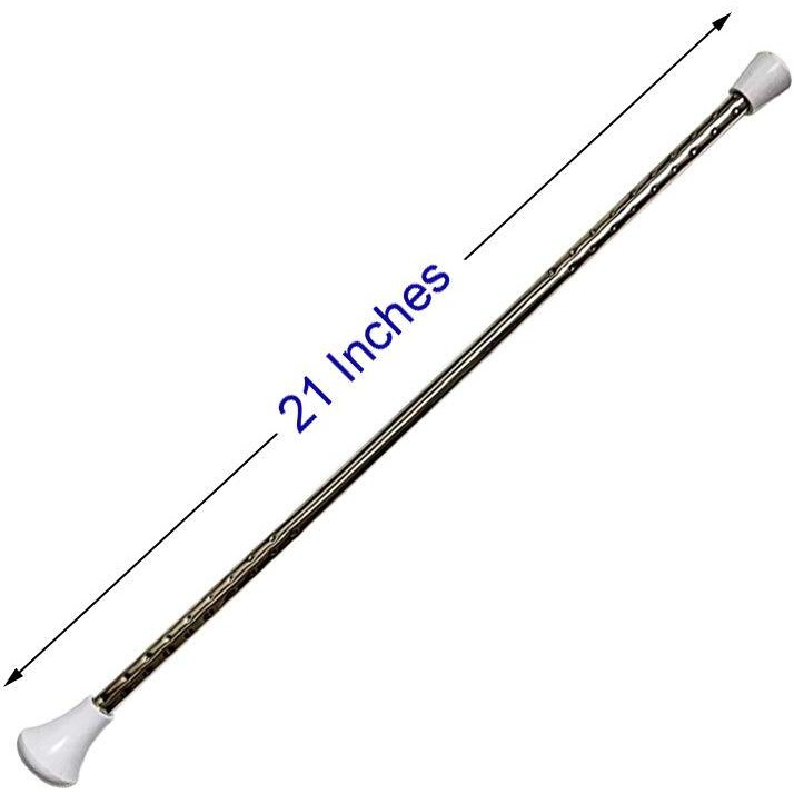 Dasiyoki Twirling Baton Spinning Dance Baton Metal Gymnastics Parade Stick For Child In Majorette (White  1 Pack)