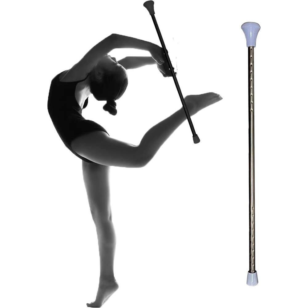 Dasiyoki Twirling Baton Spinning Dance Baton Metal Gymnastics Parade Stick For Child In Majorette (White  1 Pack)