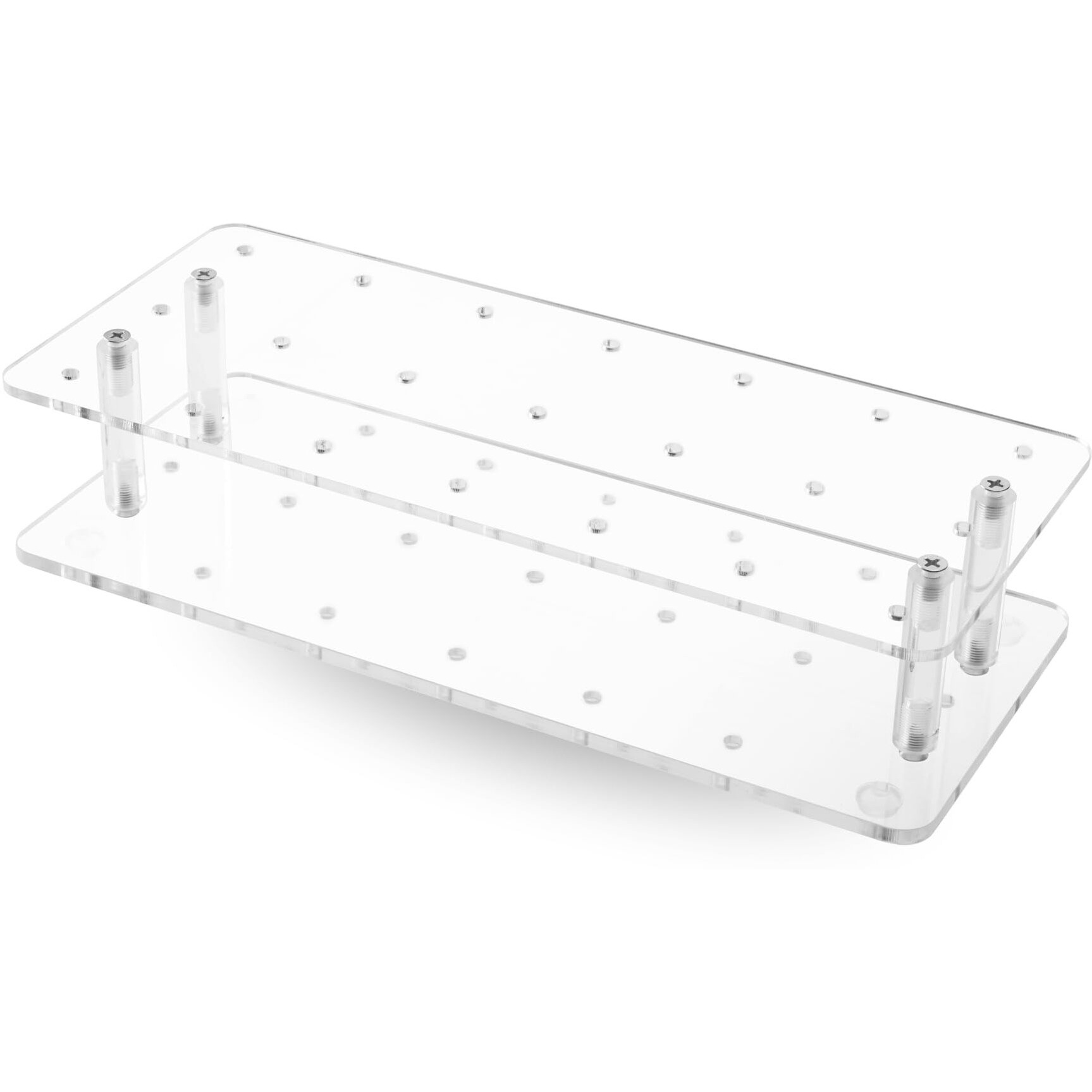 Goabroa Cake Pop Stand  21 Holes Clear Acrylic Cakepops Display Stand  Transparent Cake Pop Holder For Cake Pop Sticks Under 0.2 Inch (5Mm) Diameter