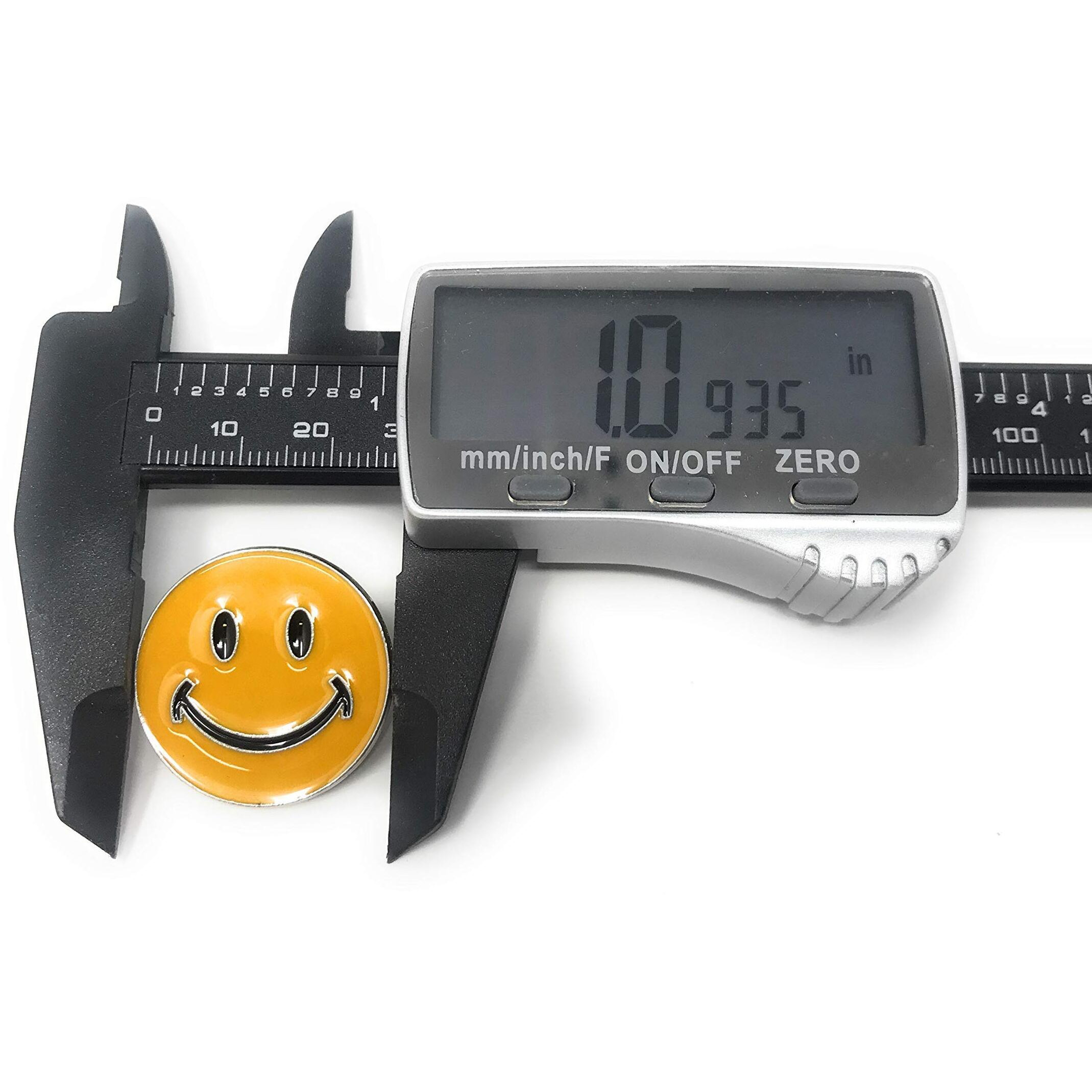 Bulk Deluxe 50 Pack Of Happy Face Lapel Pins - Enamel On Zinc Alloy With Rubber Backing