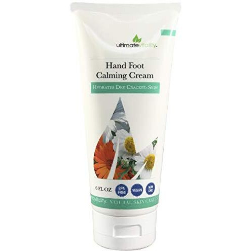 Ultimatevitality Hand Foot Cream For For Oncology Patients  Intensive Natural And Organic Moisturizing Cream For Sensitive Irritated Skin During Chemo Treatment - 6 Ounces